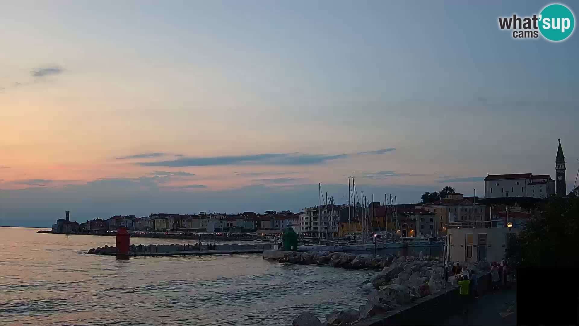 Piran – view to Punta and Mandrač