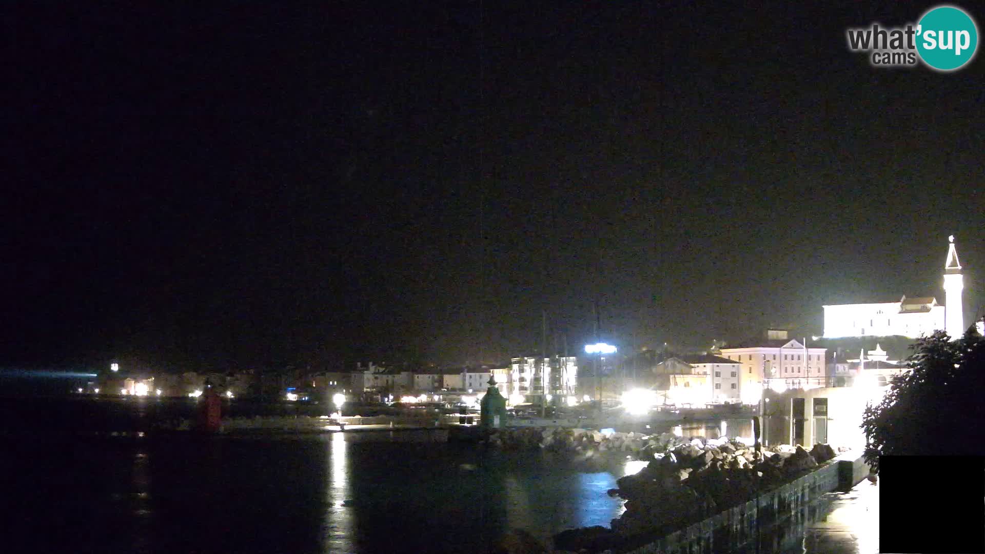 Piran – view to Punta and Mandrač