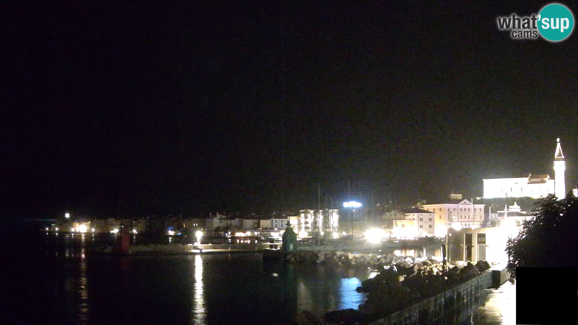 Piran – view to Punta and Mandrač