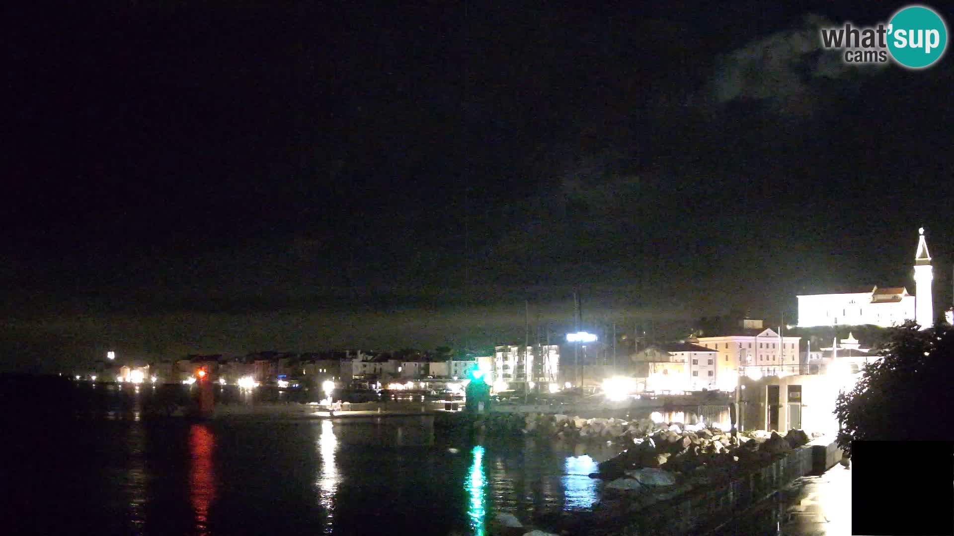 Piran – view to Punta and Mandrač