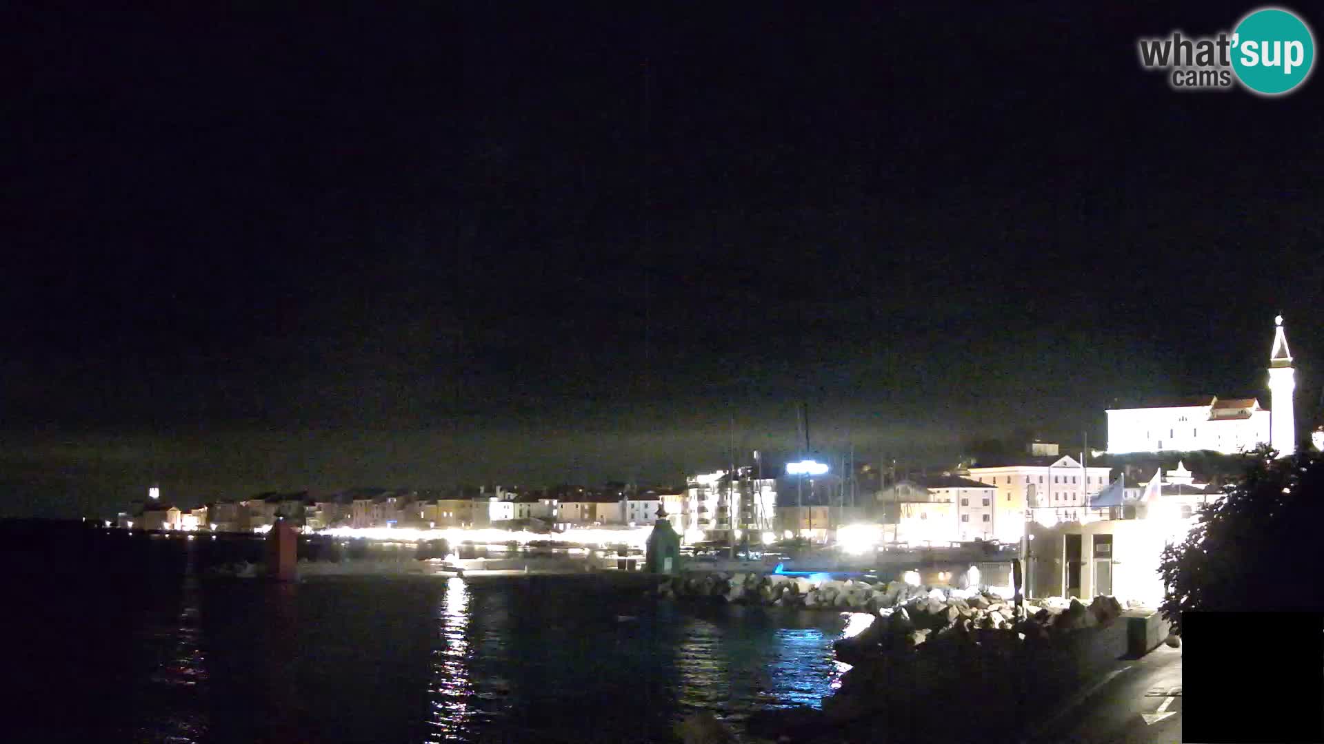 Piran – Pogled proti Punti in Mandraču