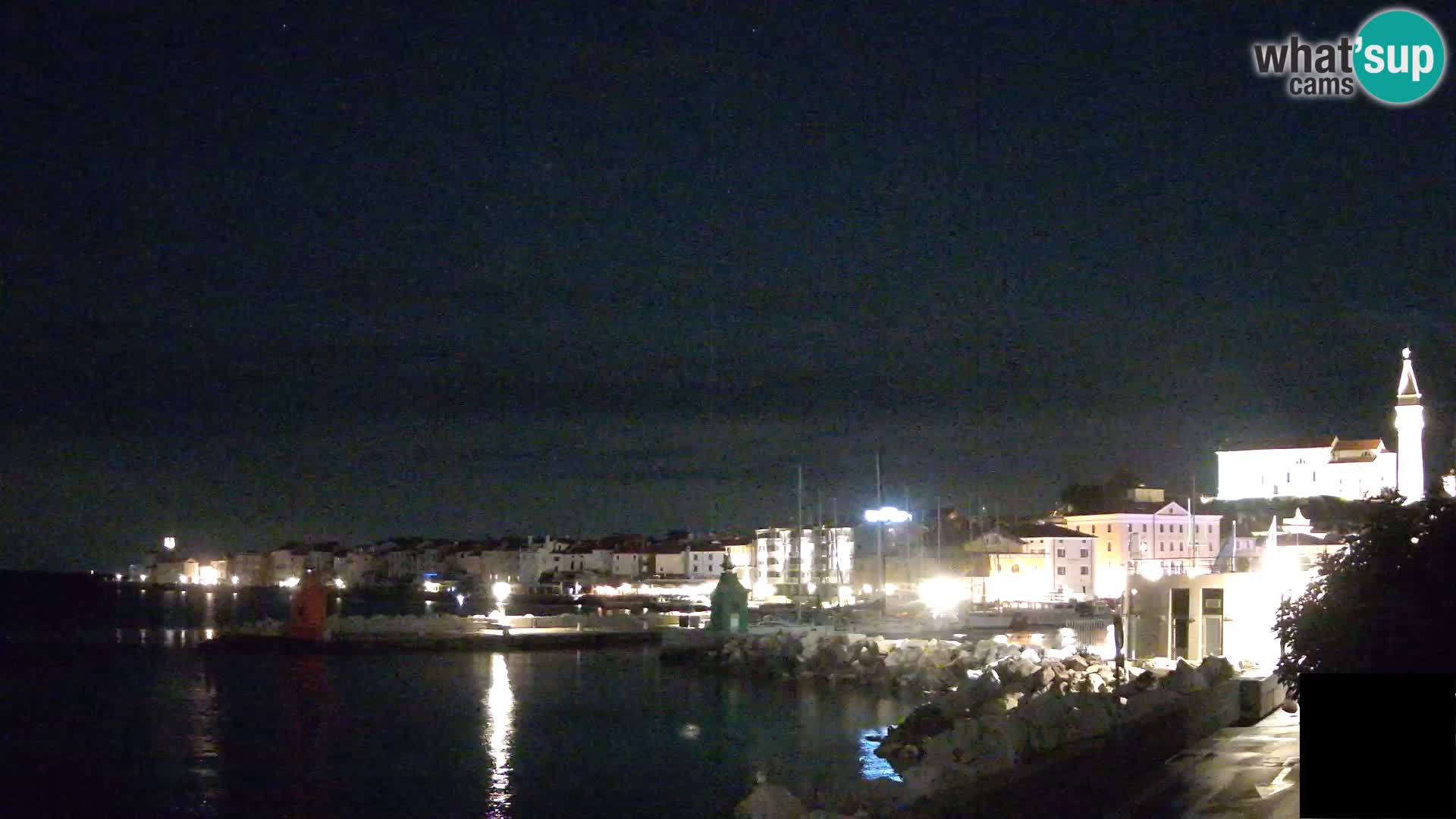 Piran – view to Punta and Mandrač