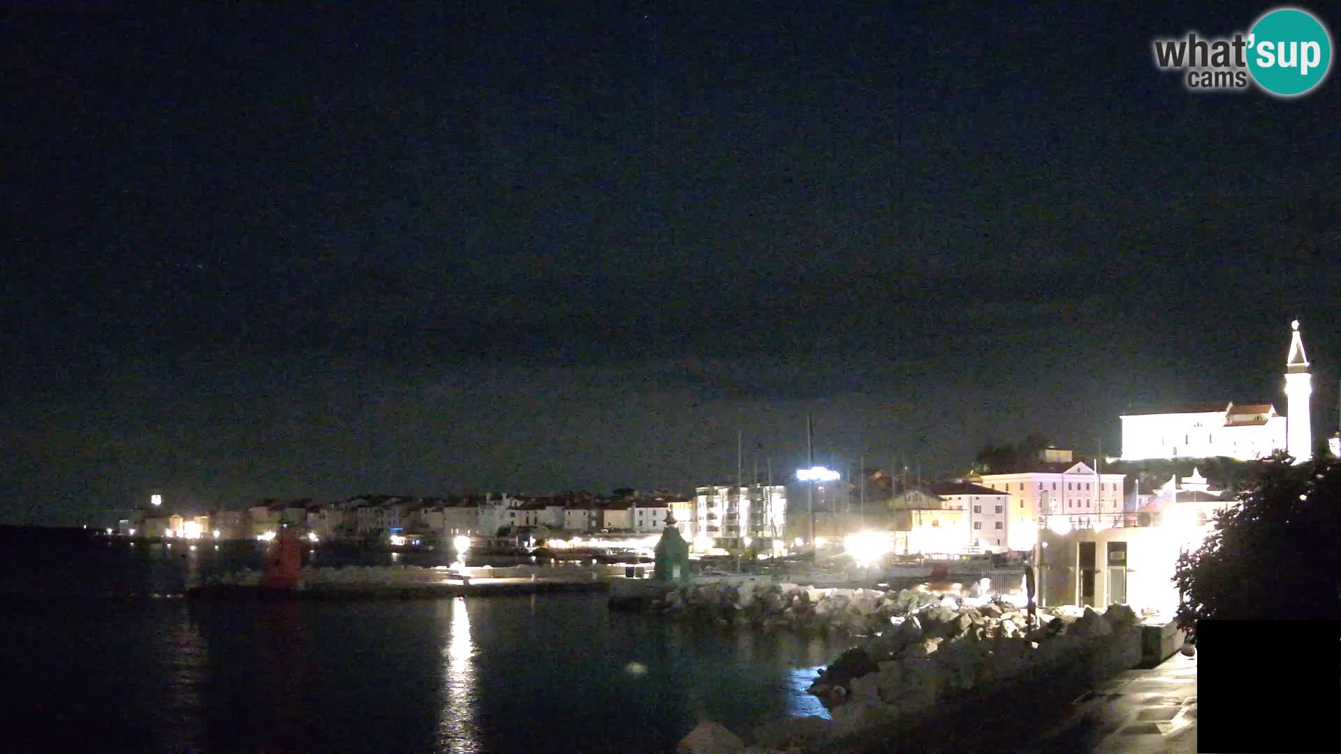 Piran – view to Punta and Mandrač