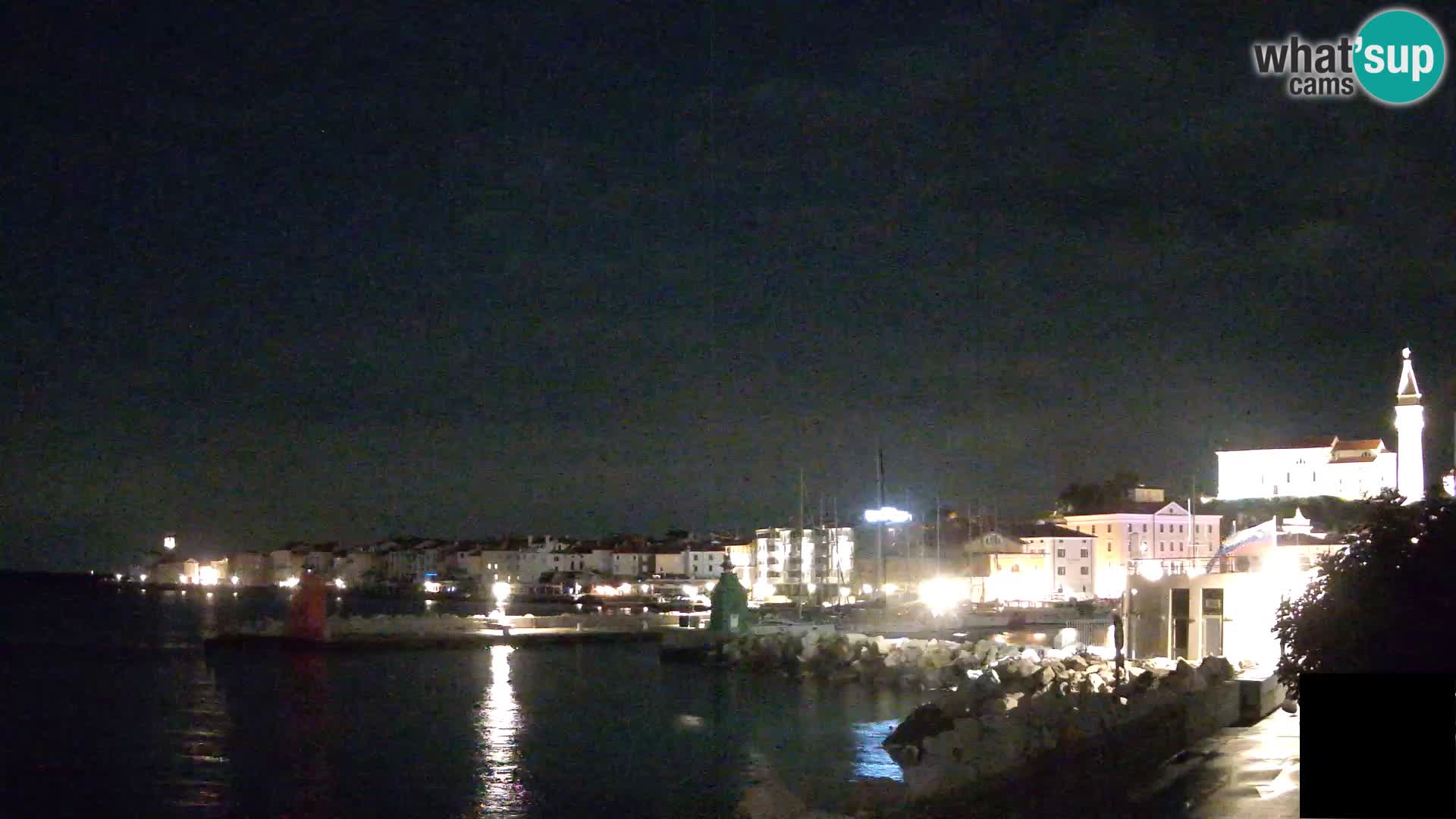 Piran – view to Punta and Mandrač