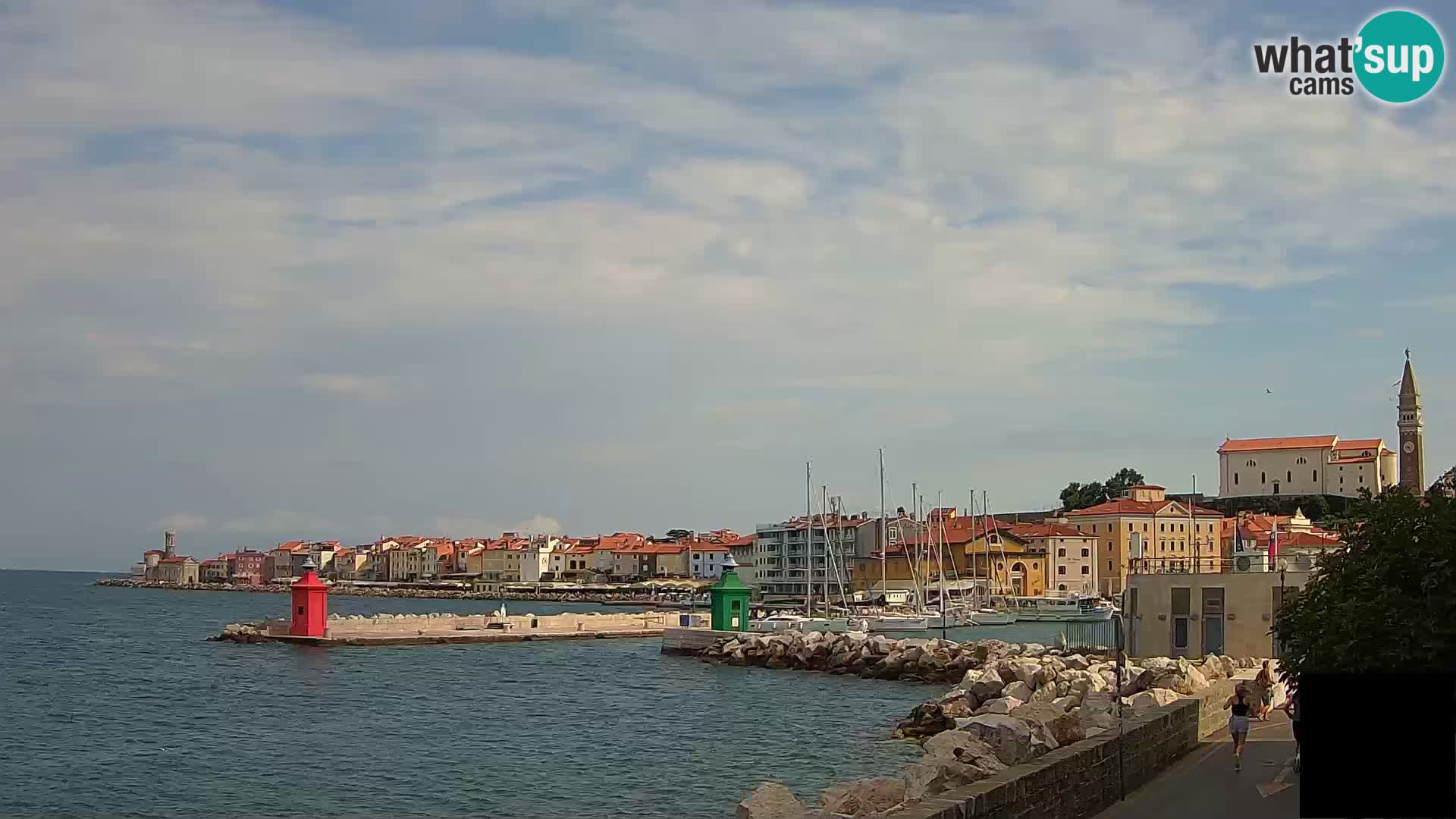 Piran – view to Punta and Mandrač