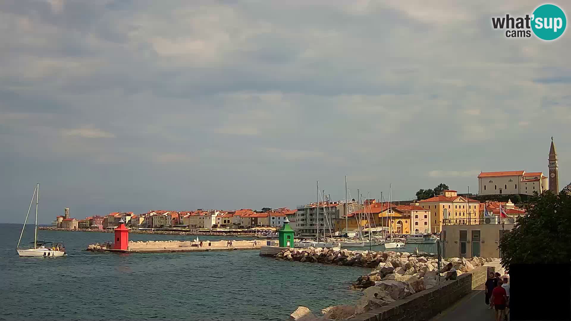 Piran – view to Punta and Mandrač
