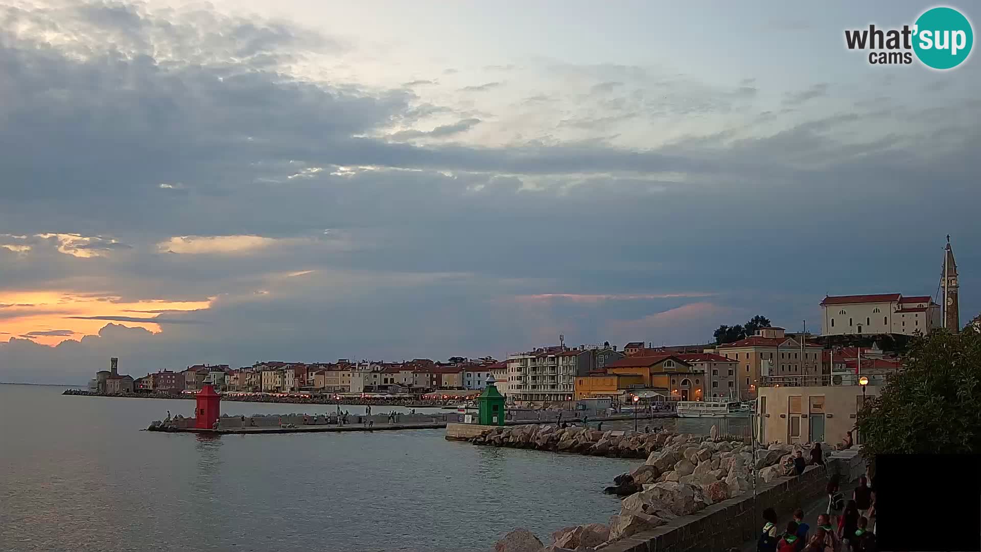 Piran – view to Punta and Mandrač