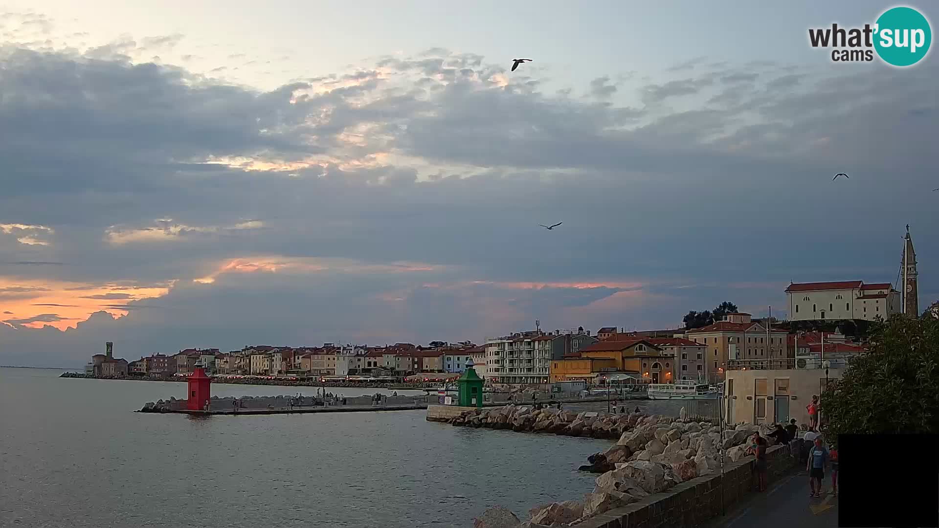 Piran – view to Punta and Mandrač