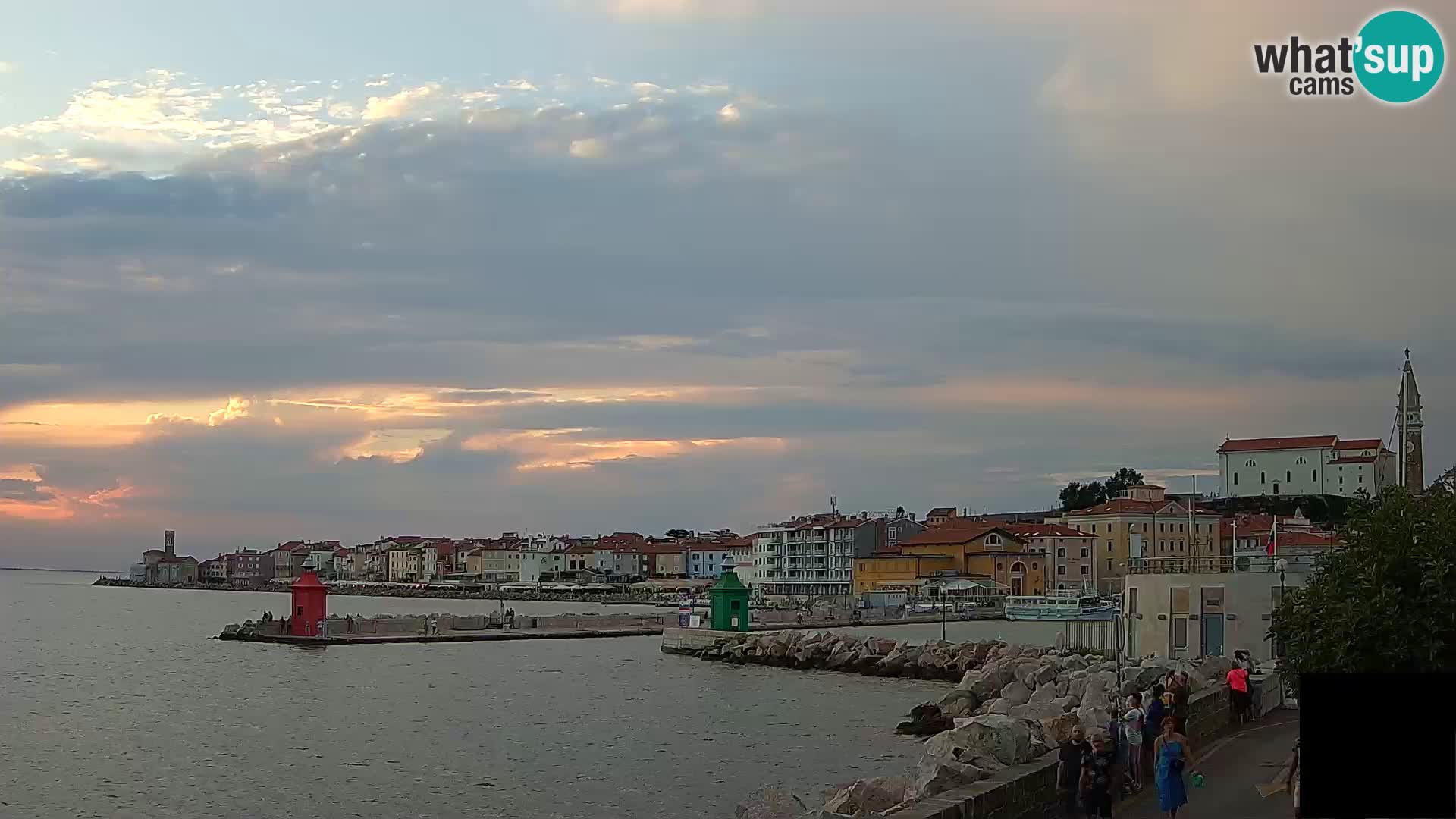 Piran – view to Punta and Mandrač