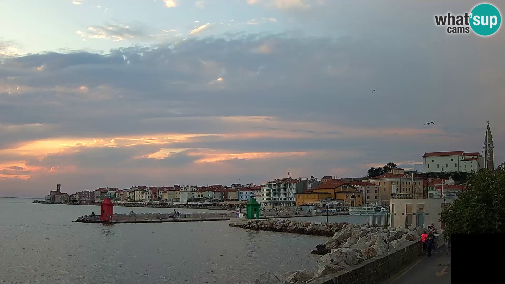 Pirano – vista verso la Punta e il “Mandrač”
