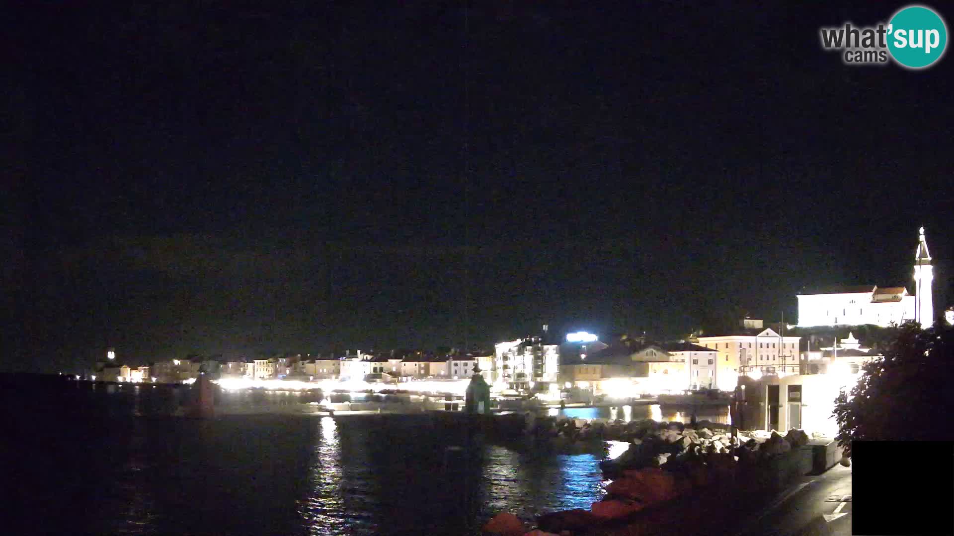 Piran – view to Punta and Mandrač