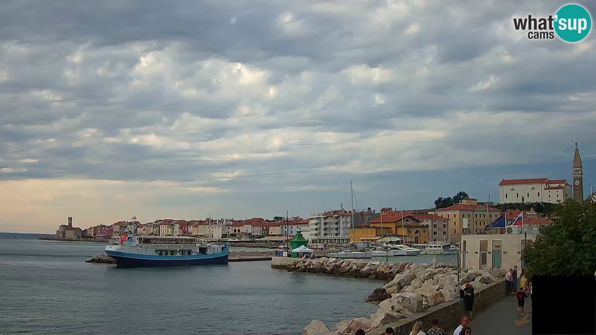 Piran – Pogled proti Punti in Mandraču