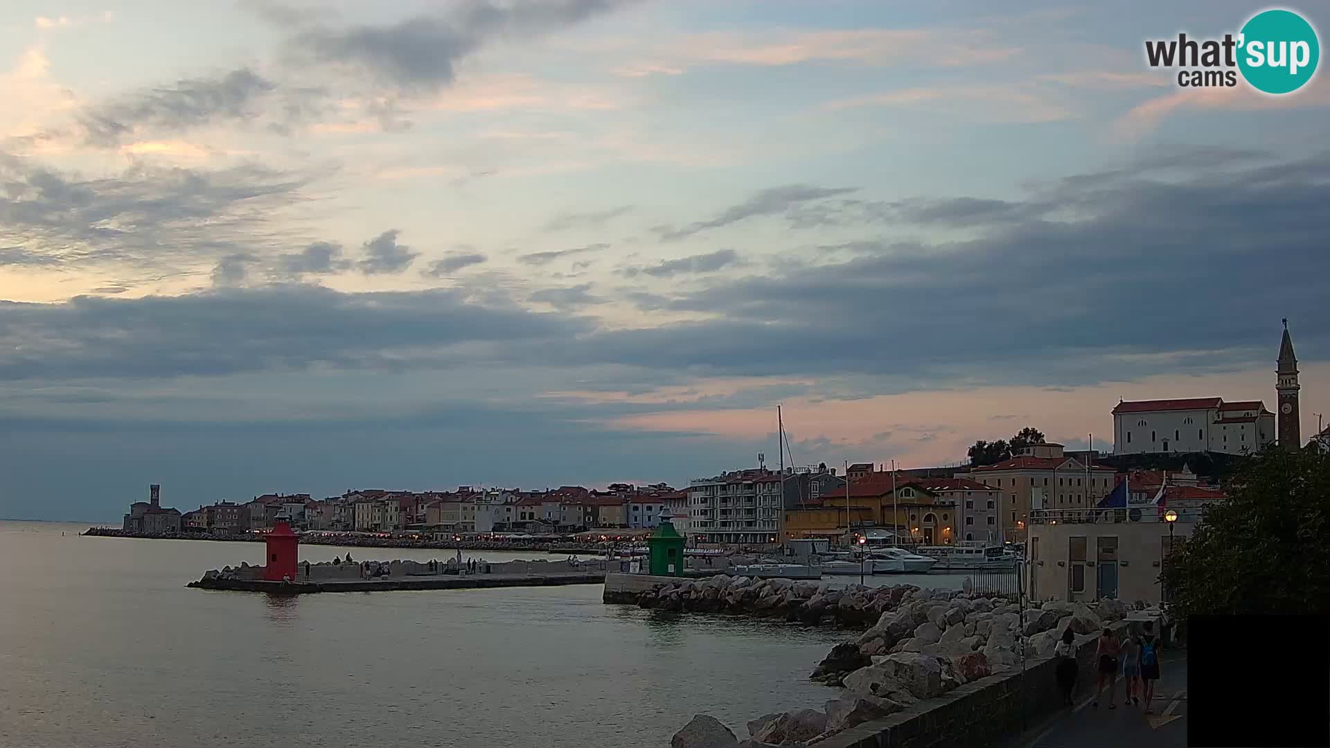 Piran – view to Punta and Mandrač