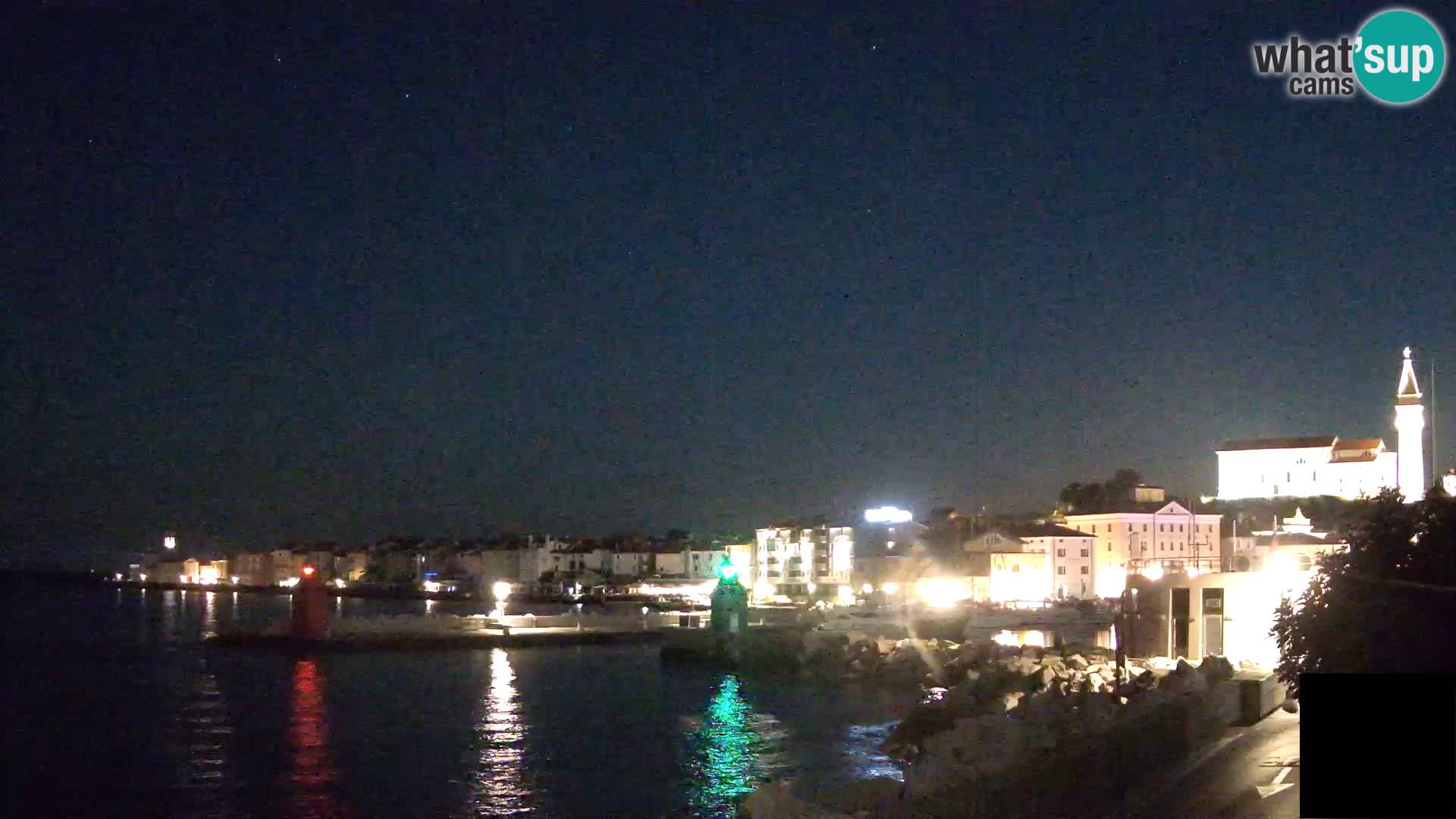 Piran – view to Punta and Mandrač