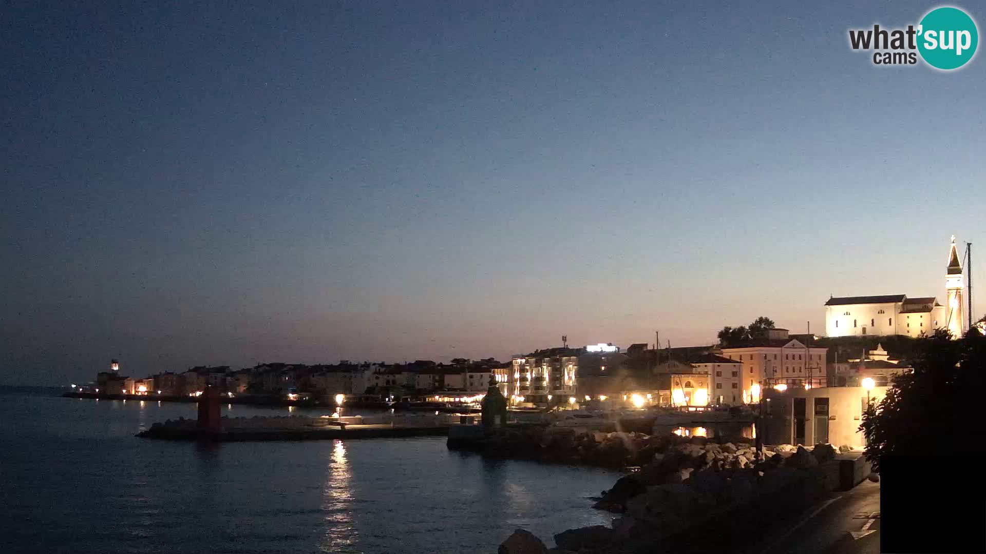 Piran – Pogled proti Punti in Mandraču