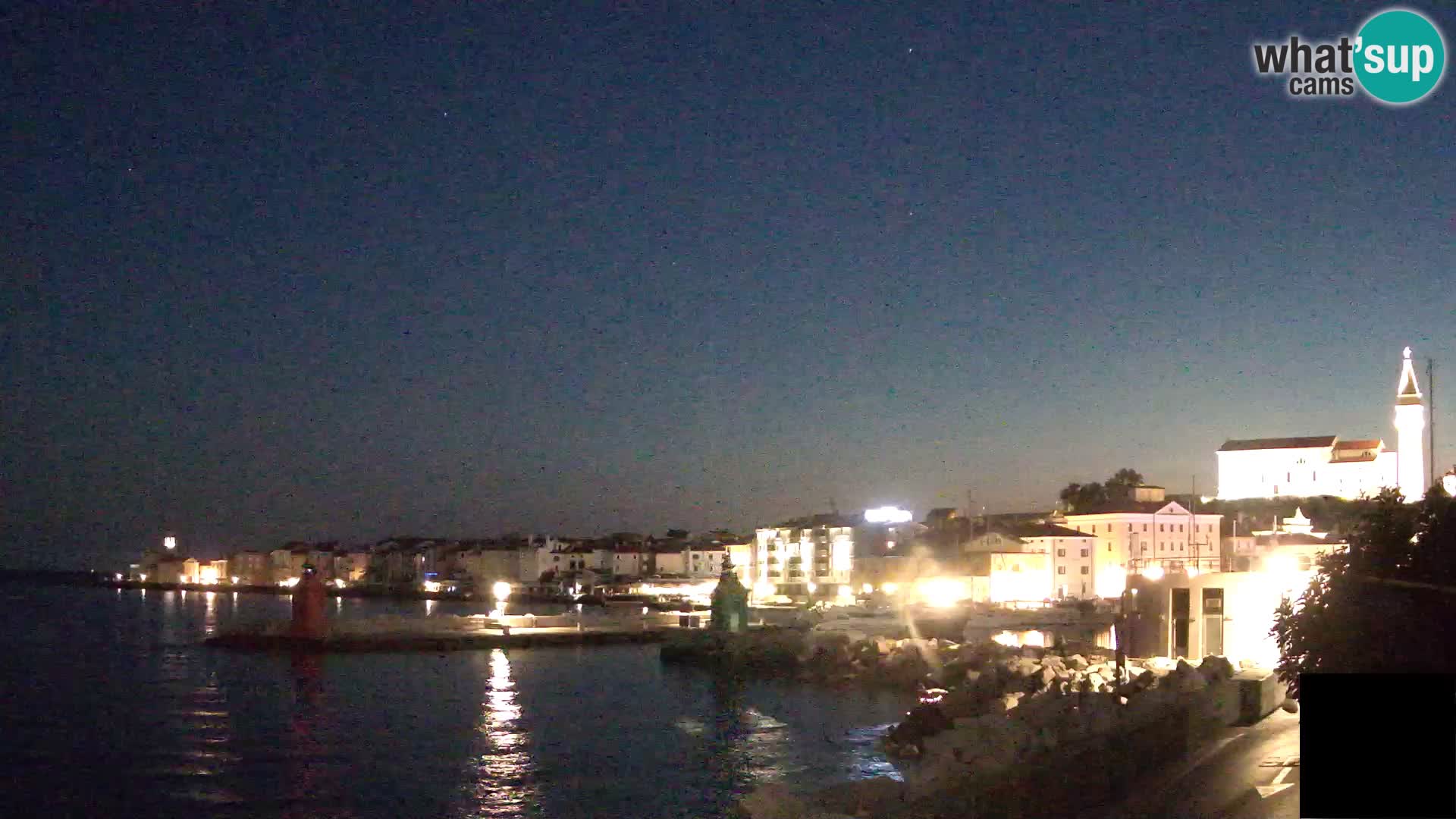 Piran – Pogled proti Punti in Mandraču