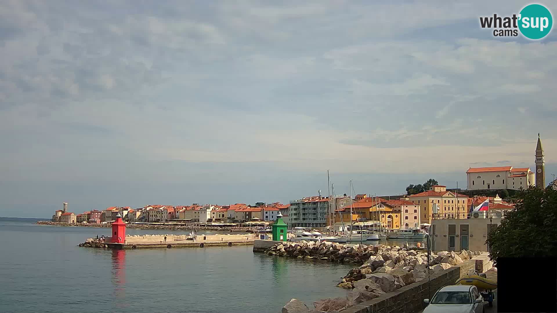 Piran – Pogled proti Punti in Mandraču