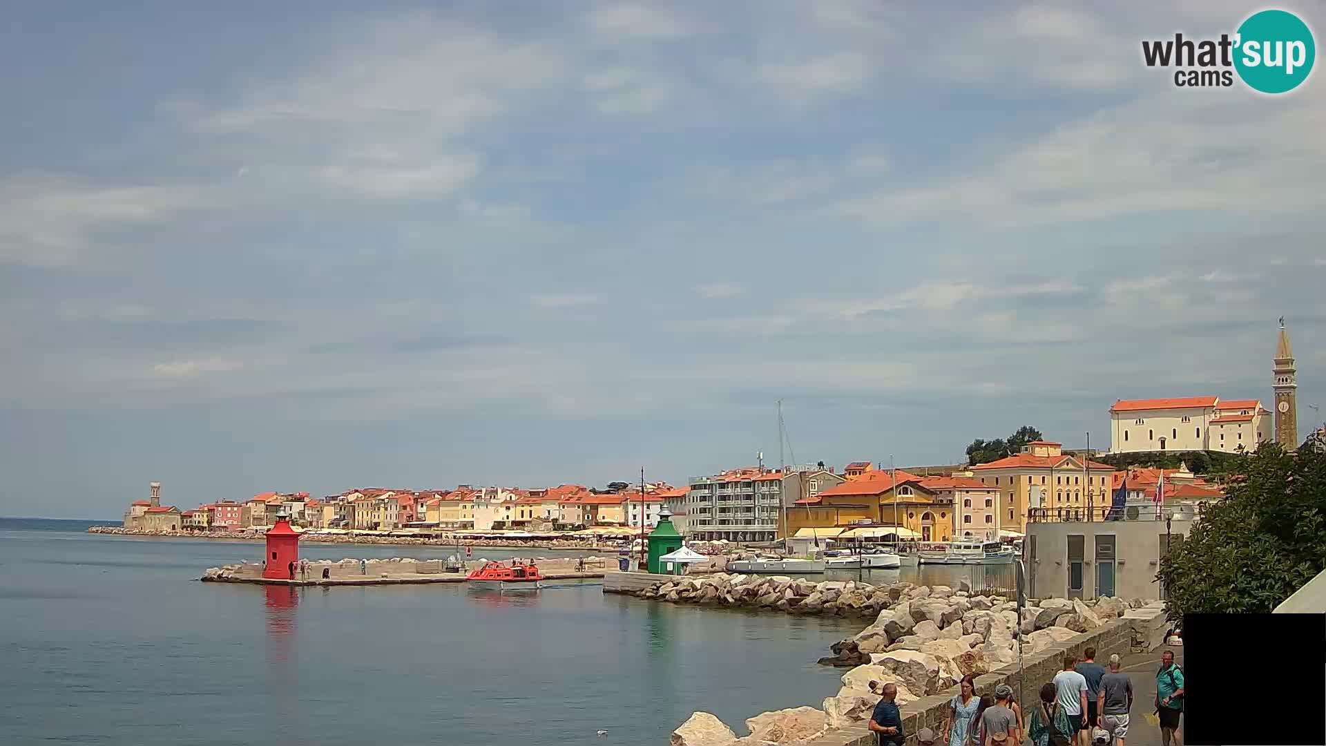 Piran – view to Punta and Mandrač