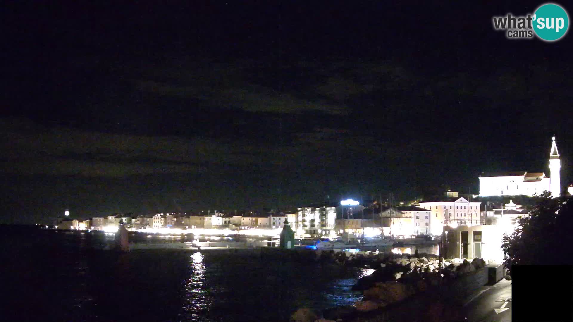 Piran – view to Punta and Mandrač