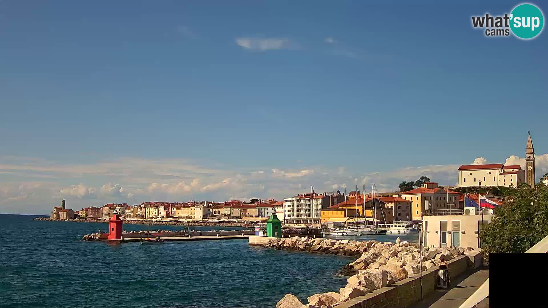 Piran – Pogled proti Punti in Mandraču
