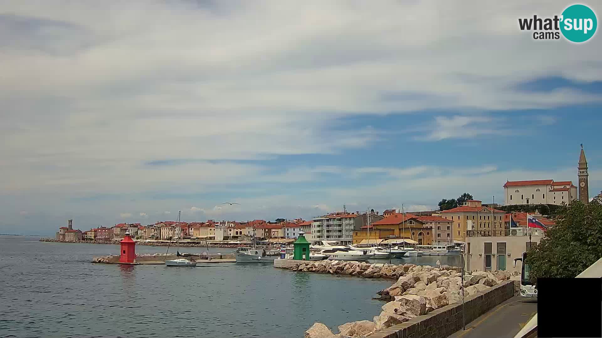 Piran – Pogled proti Punti in Mandraču