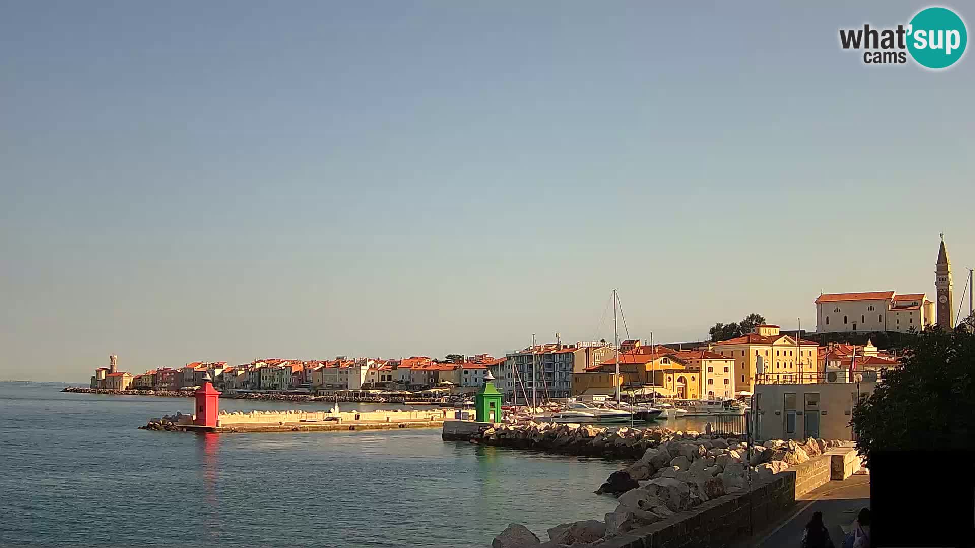 Piran – view to Punta and Mandrač