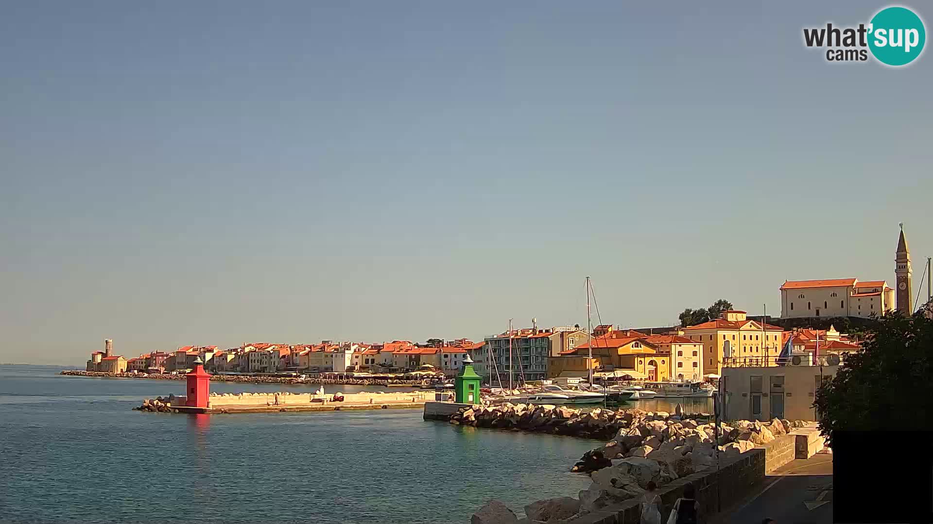 Piran – view to Punta and Mandrač