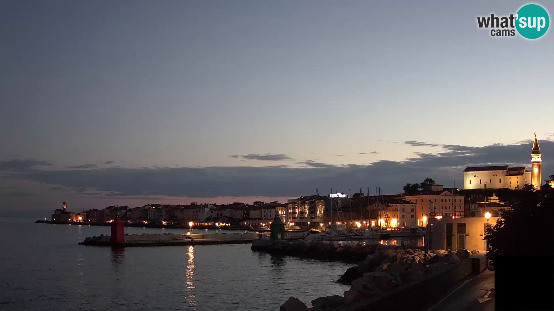 Piran – Pogled proti Punti in Mandraču