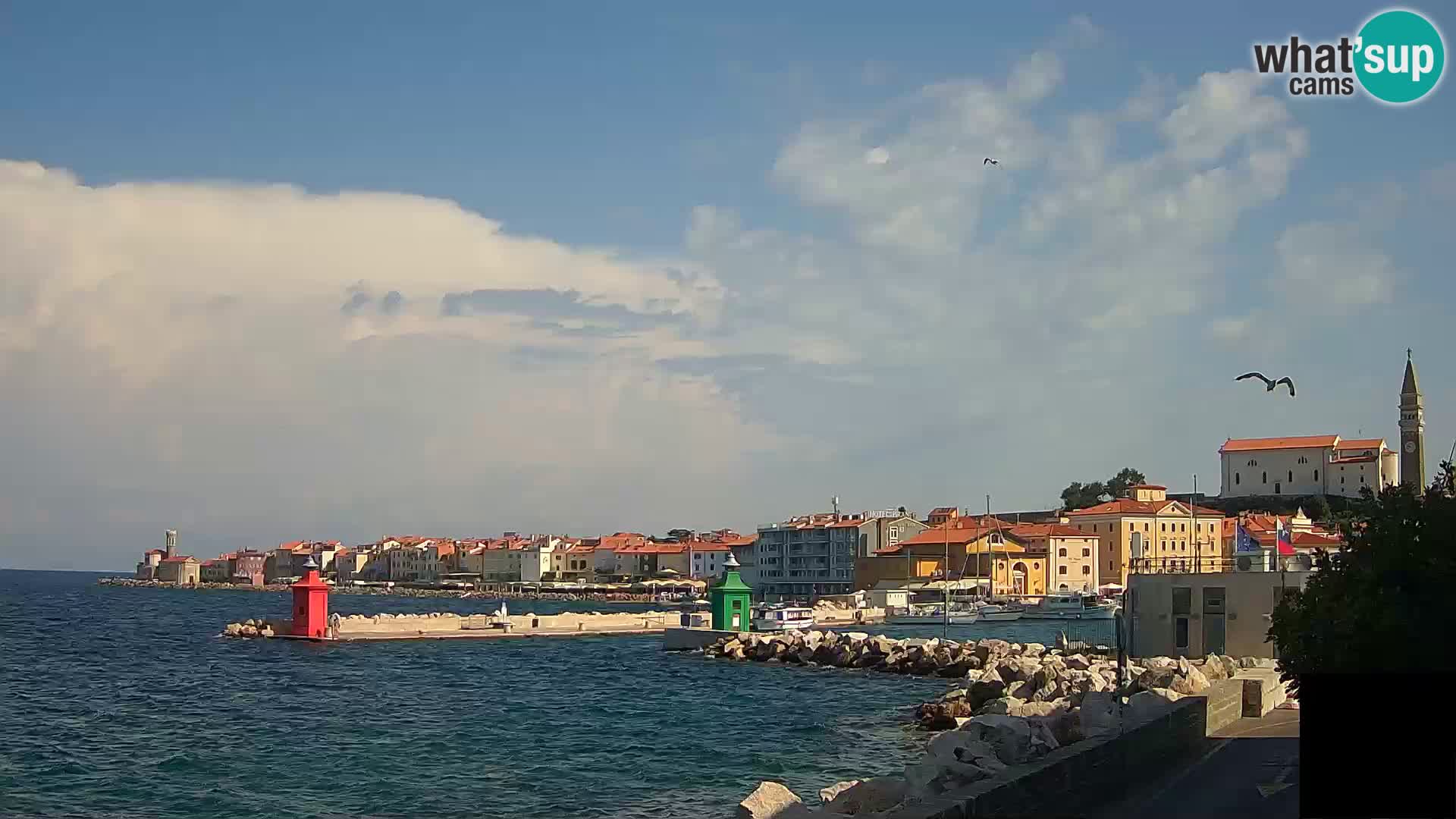 Piran – Pogled proti Punti in Mandraču