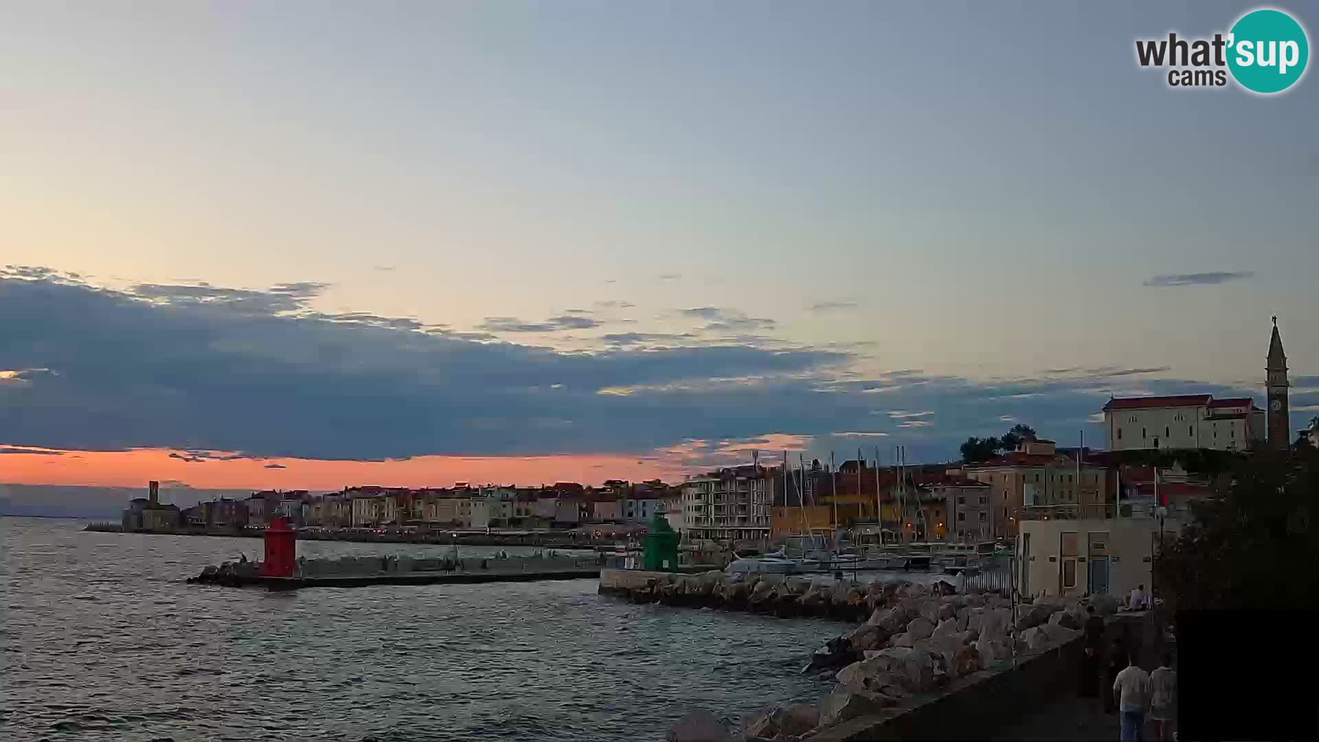 Piran – view to Punta and Mandrač