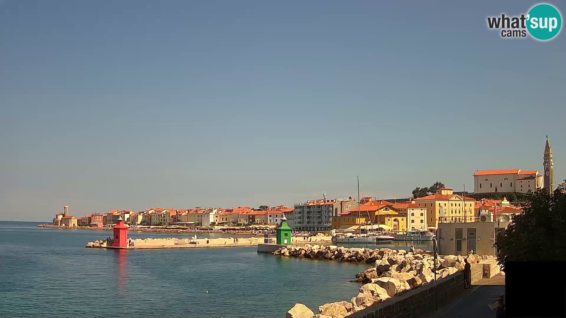 Pirano – vista verso la Punta e il “Mandrač”