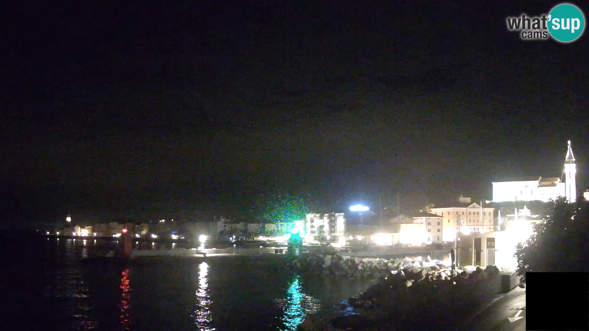 Piran – view to Punta and Mandrač