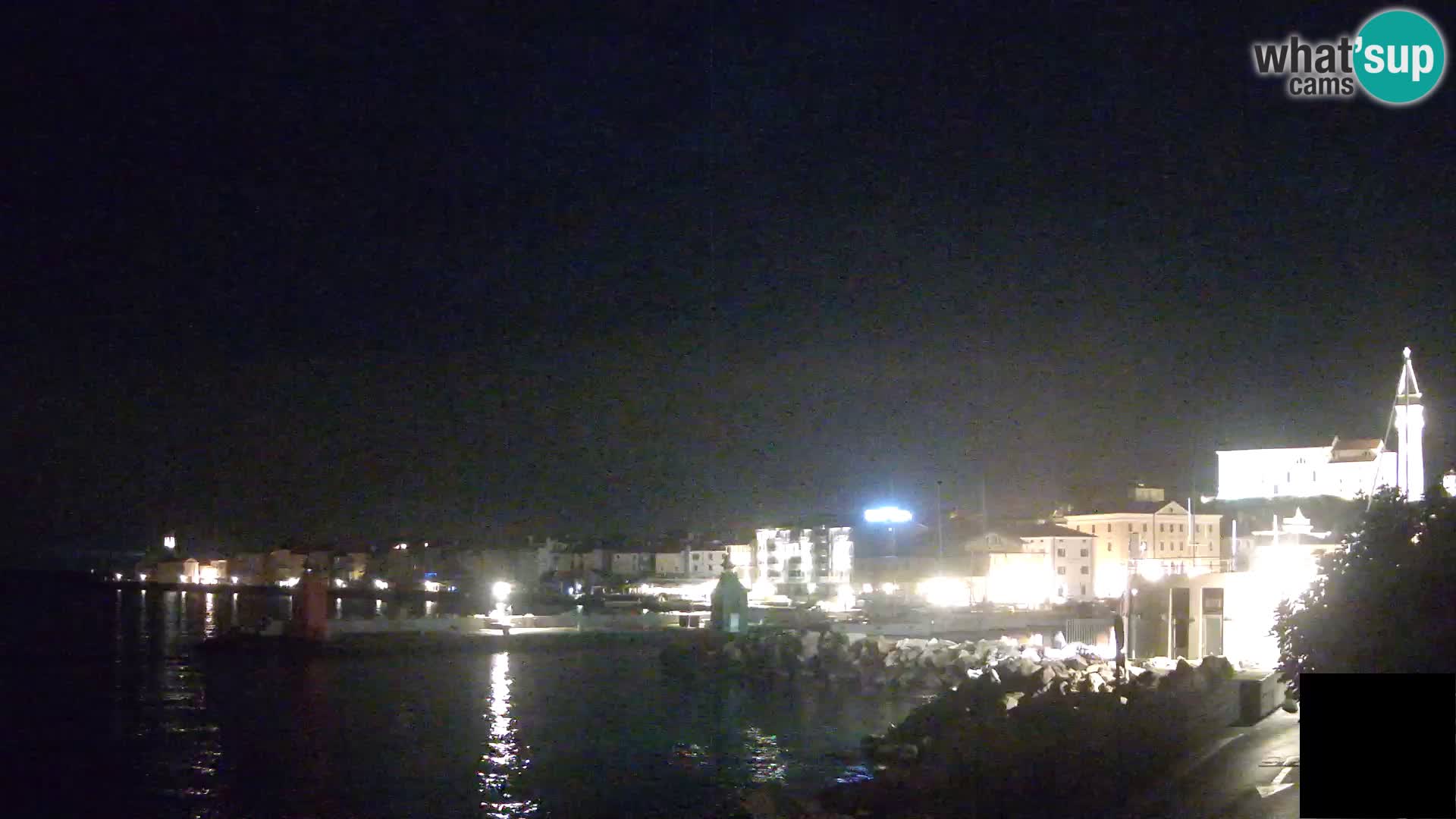 Pirano – vista verso la Punta e il “Mandrač”