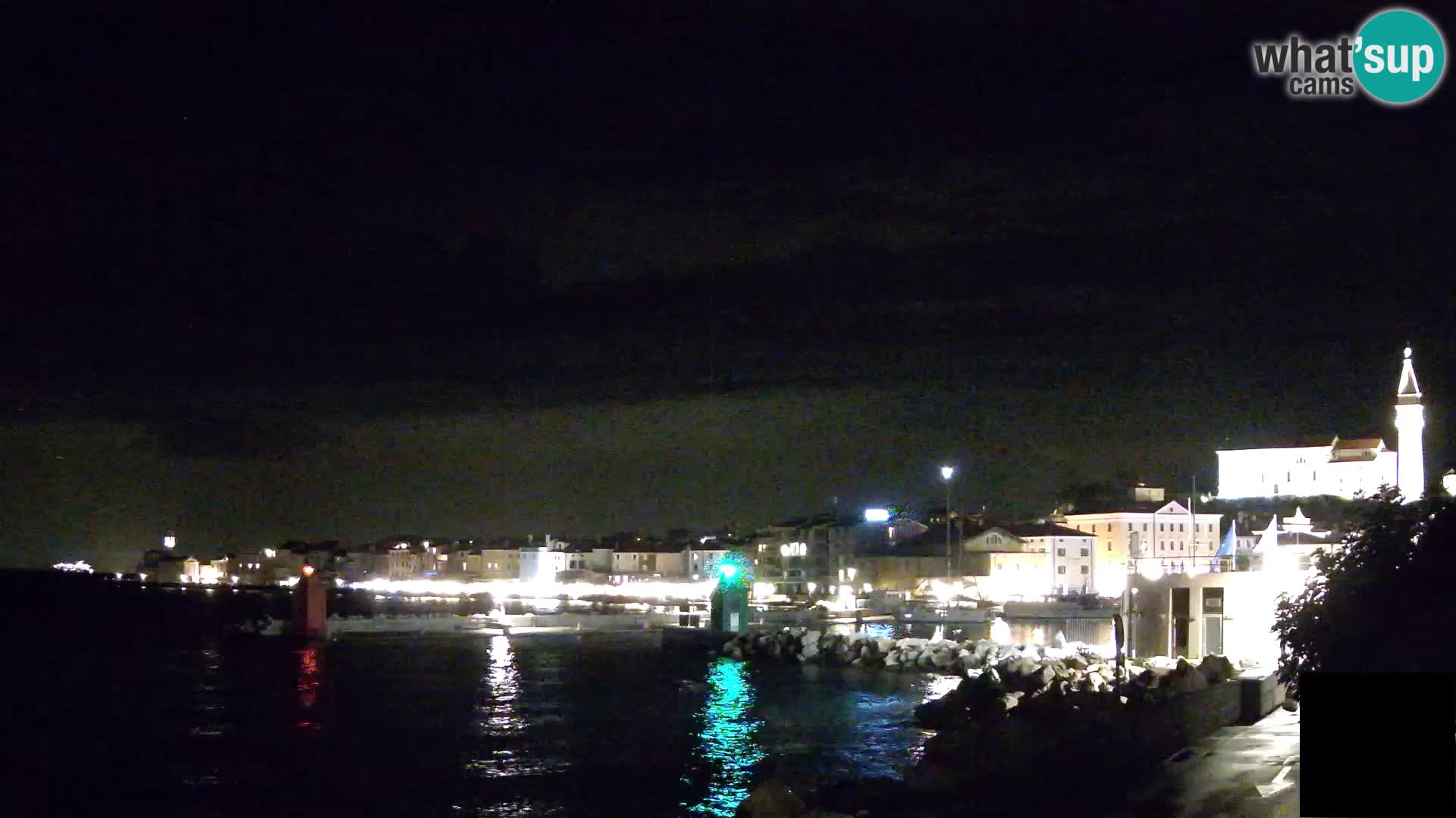 Piran – view to Punta and Mandrač