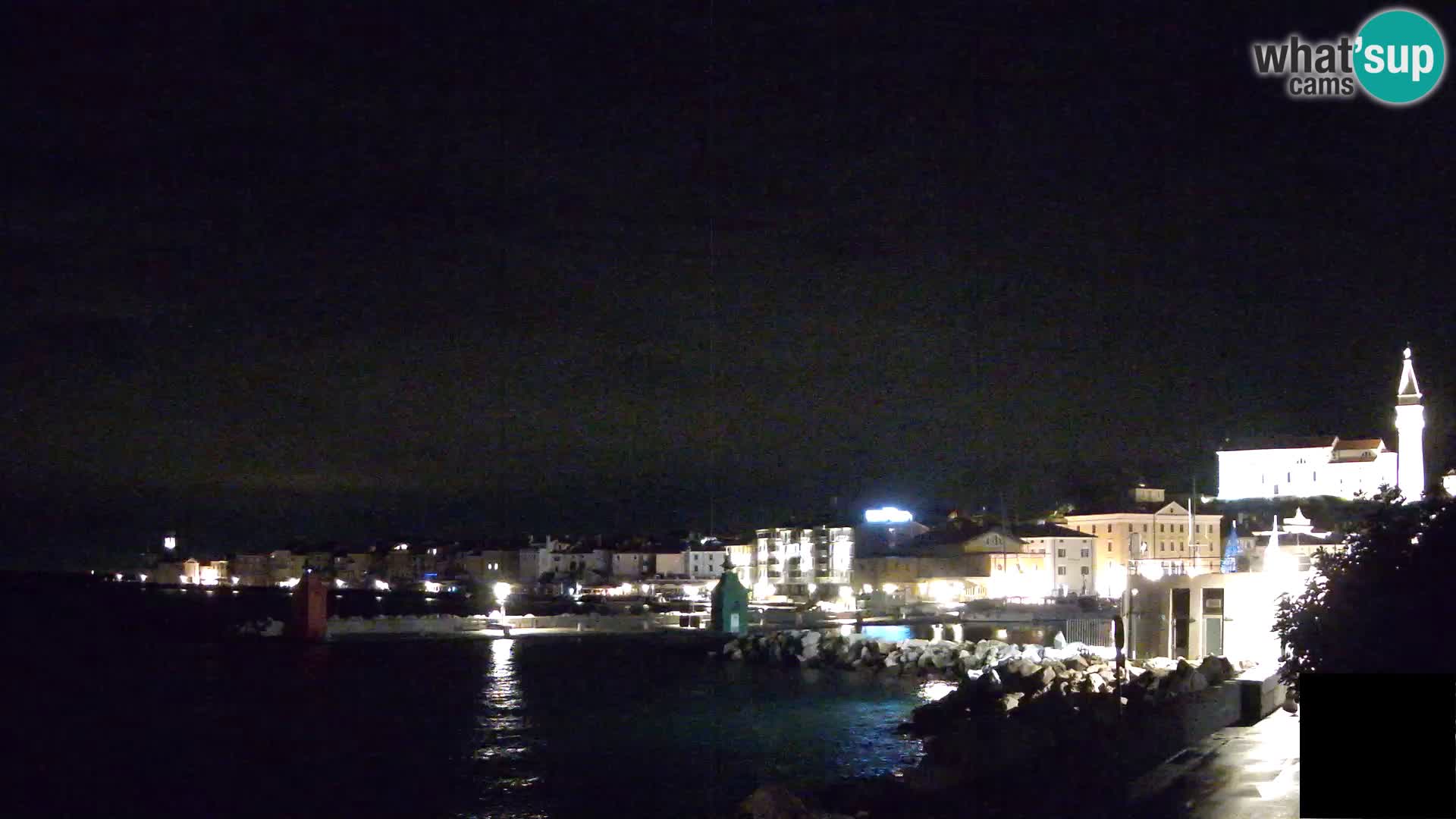 Pirano – vista verso la Punta e il “Mandrač”
