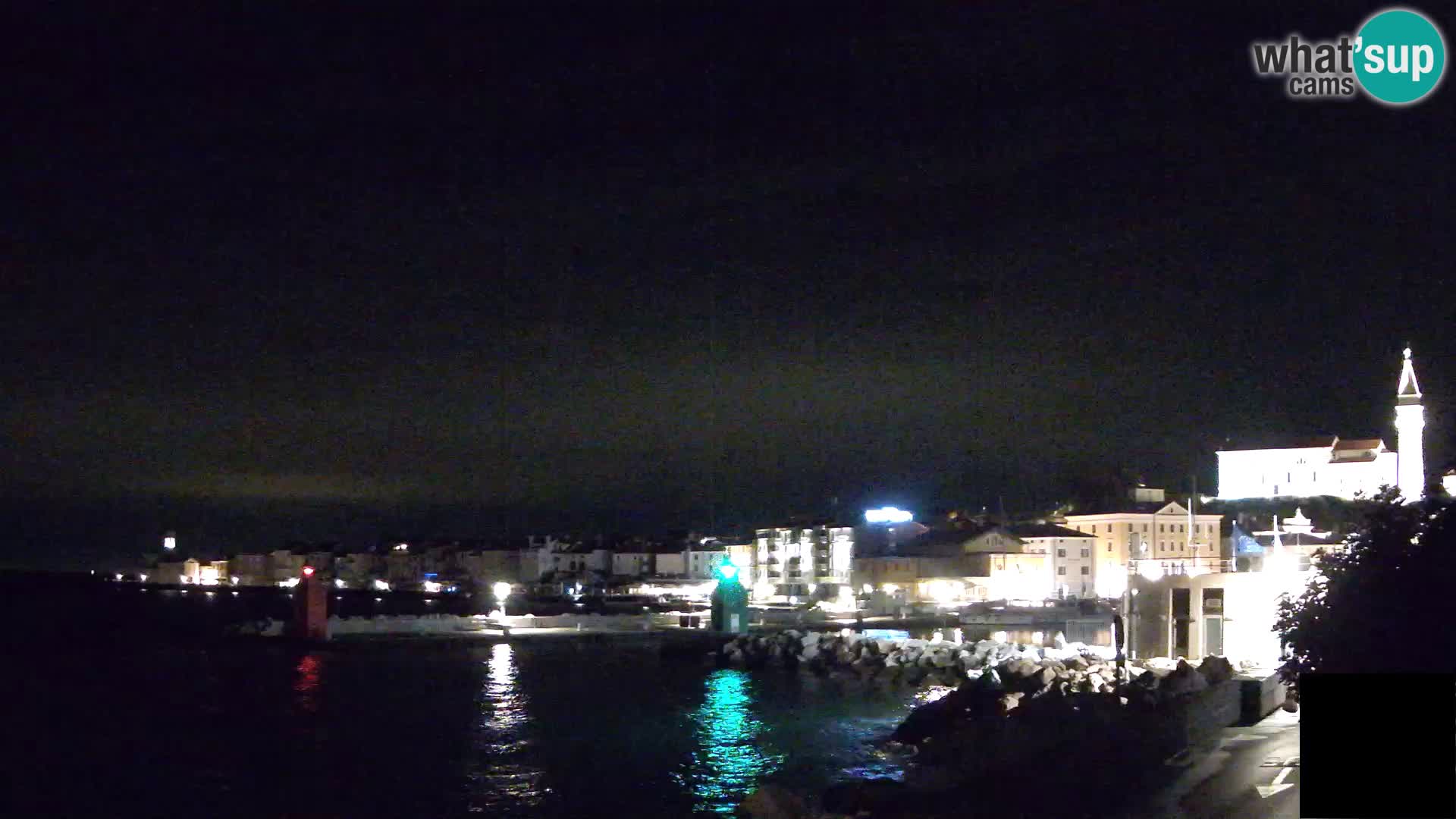 Pirano – vista verso la Punta e il “Mandrač”