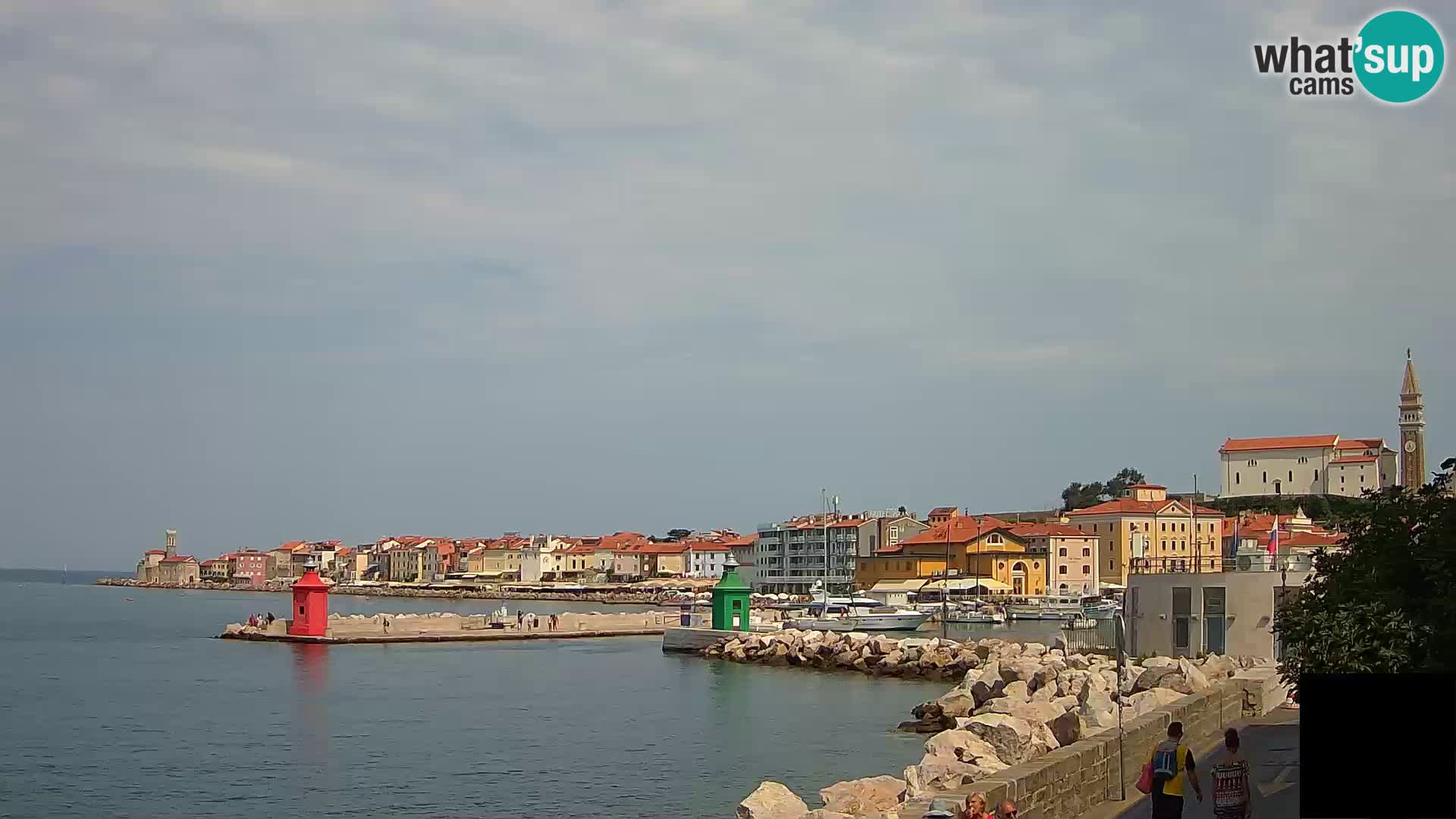 Piran – view to Punta and Mandrač