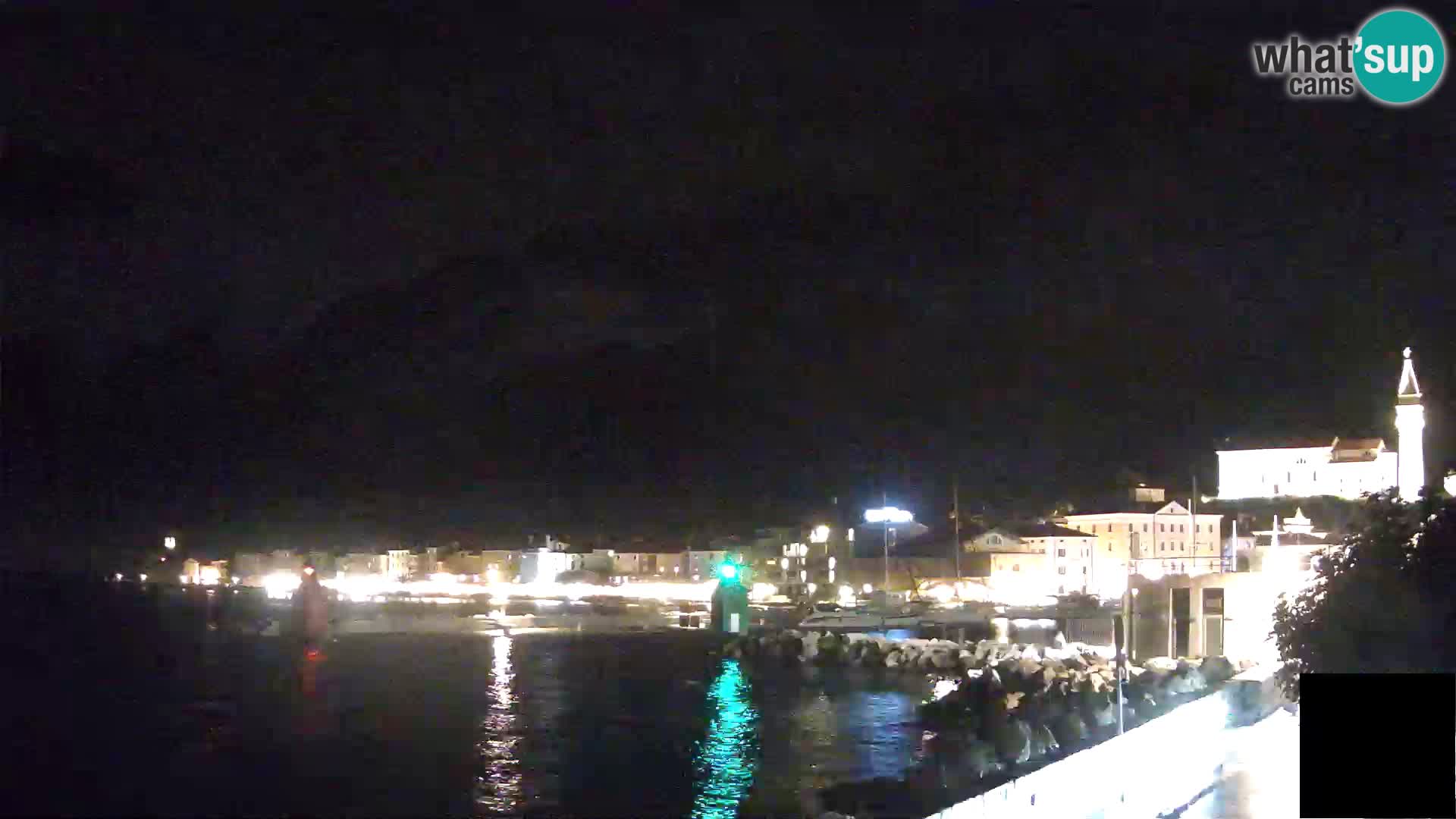 Piran – view to Punta and Mandrač