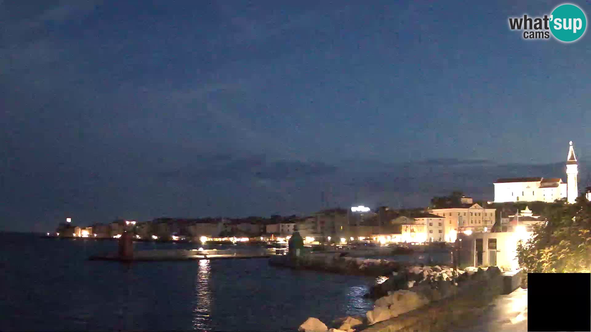 Pirano – vista verso la Punta e il “Mandrač”