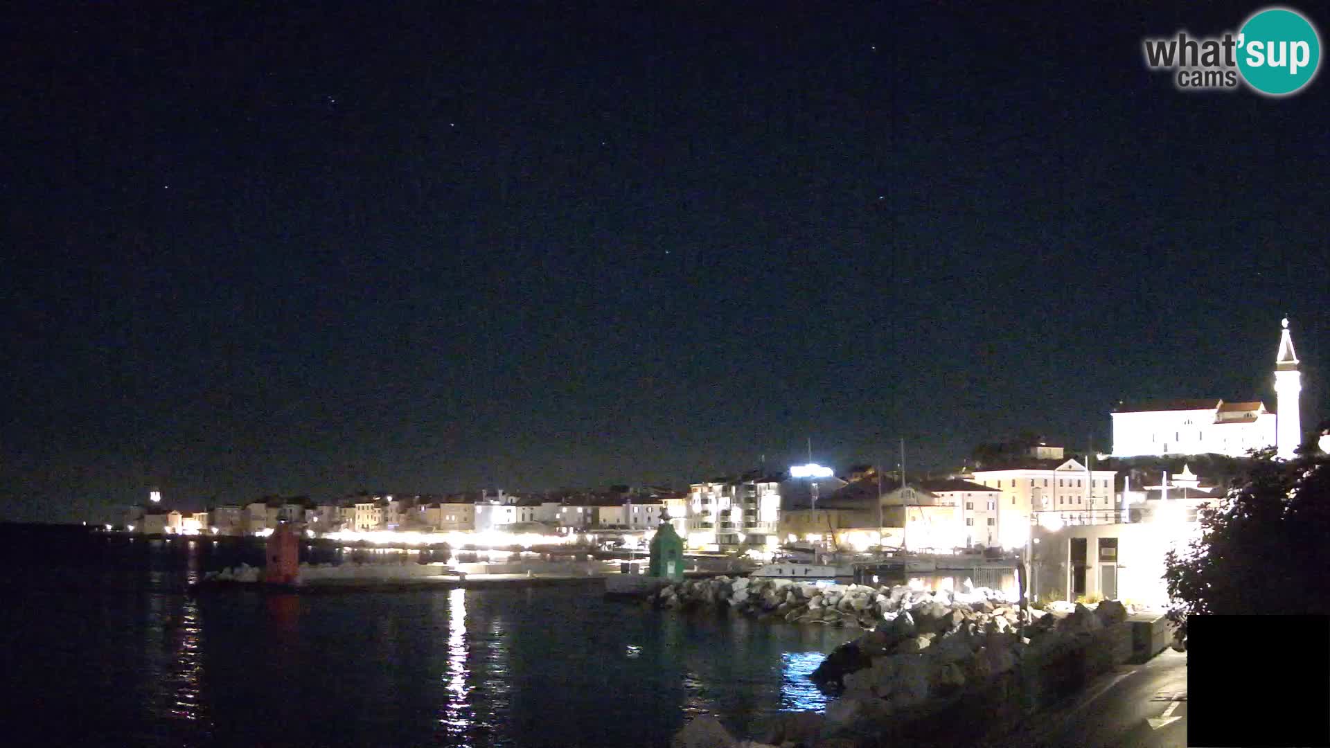 Piran – view to Punta and Mandrač