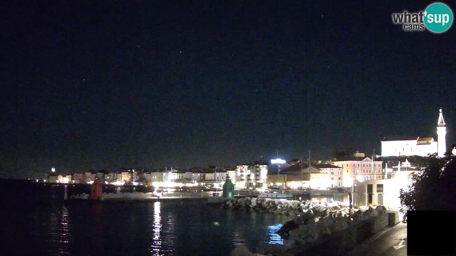 Piran – view to Punta and Mandrač