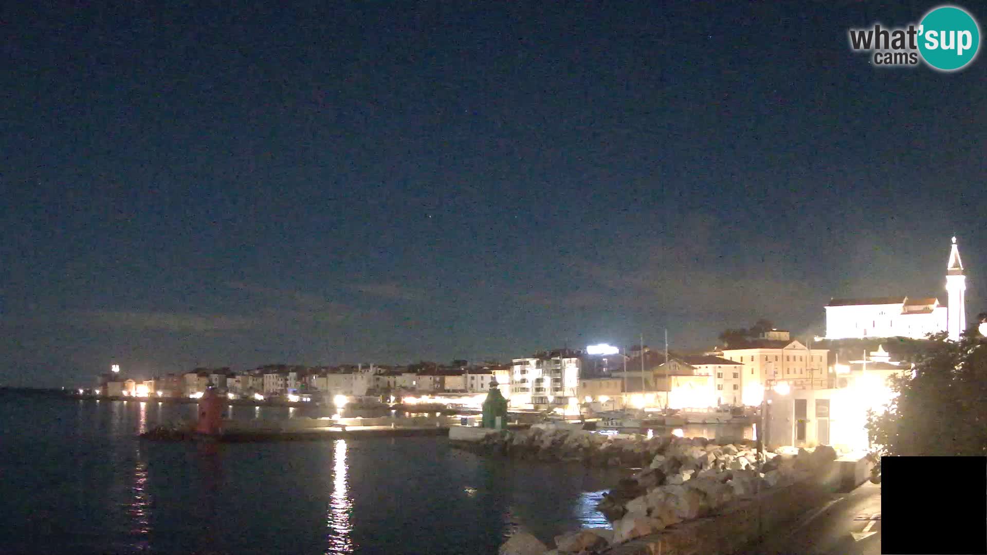 Piran – view to Punta and Mandrač