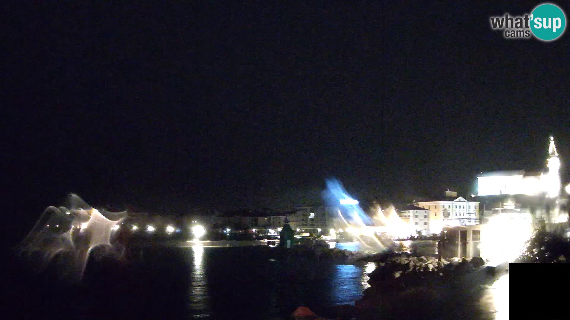 Piran – view to Punta and Mandrač