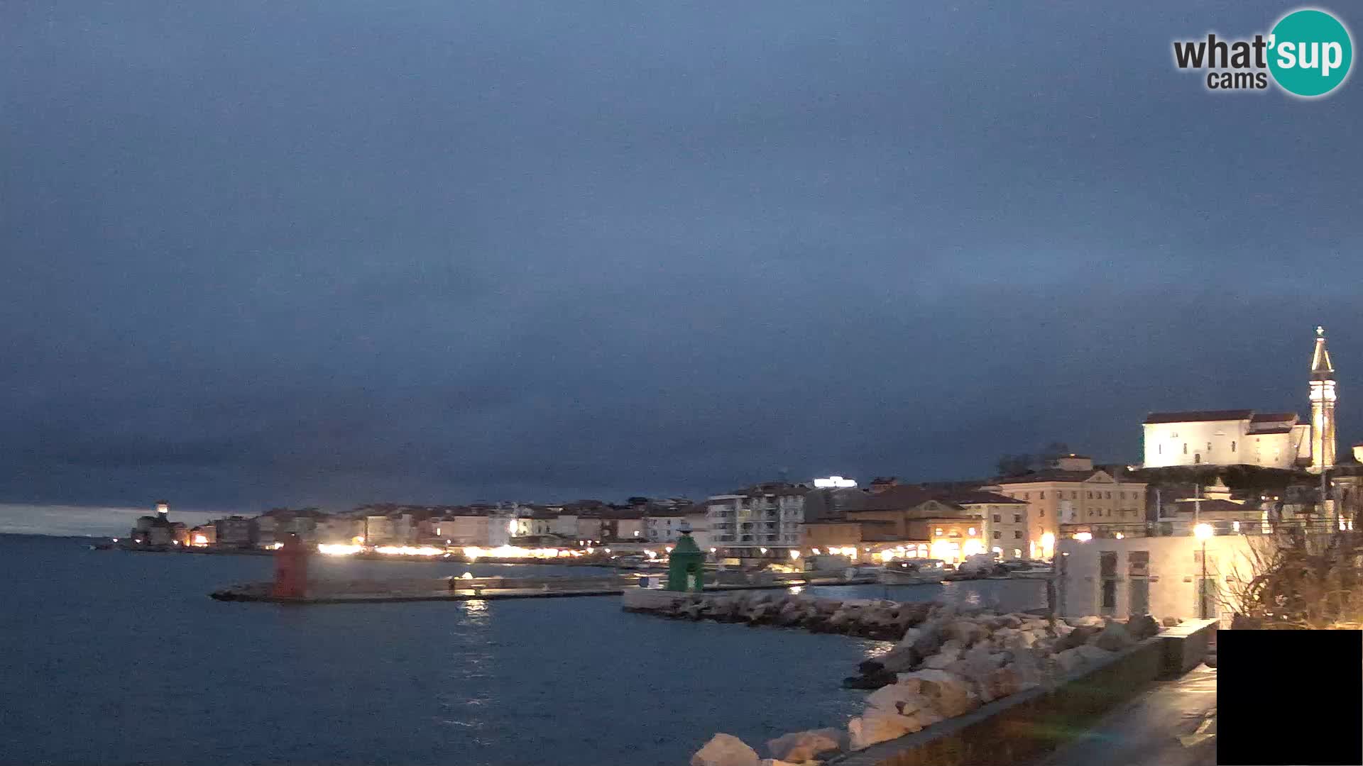 Piran – Pogled proti Punti in Mandraču