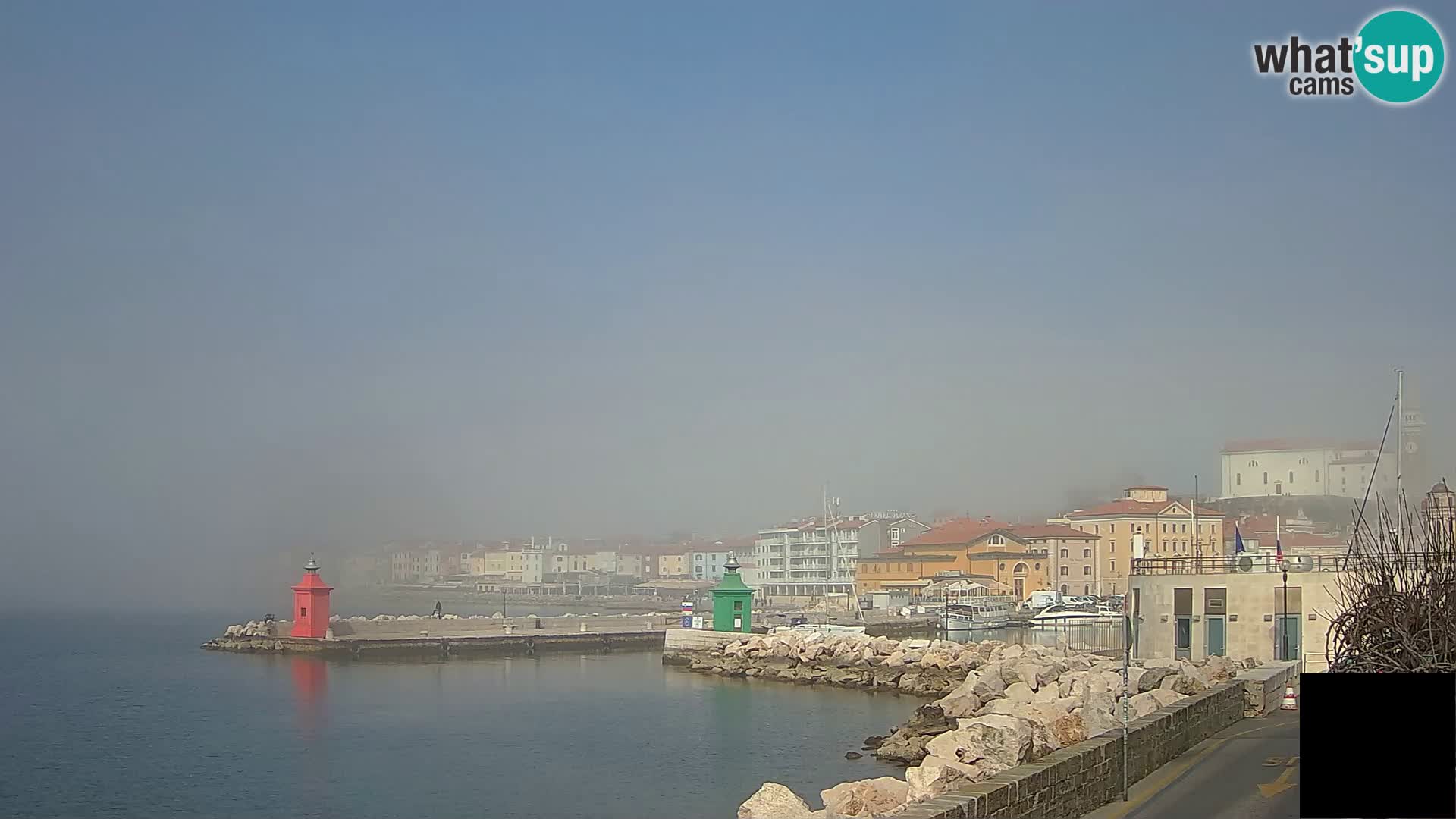 Piran – view to Punta and Mandrač