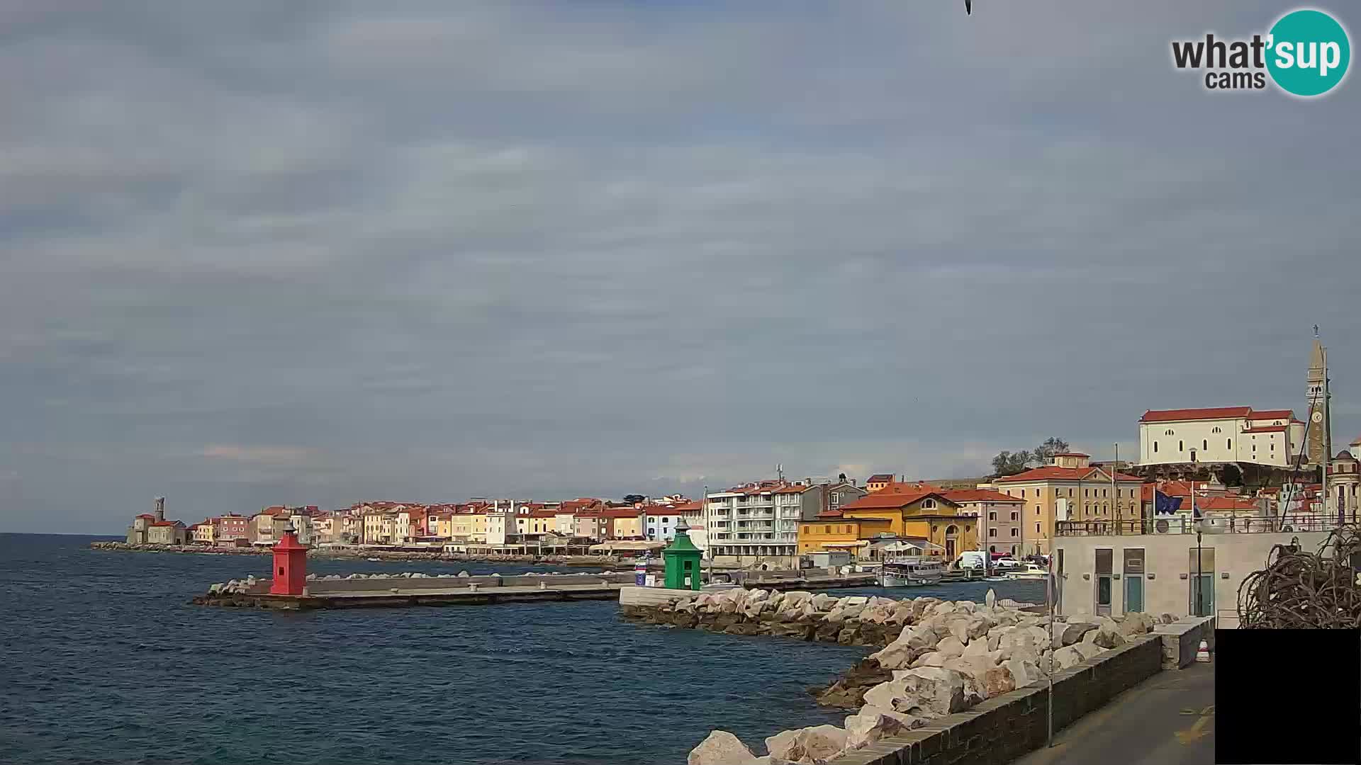 Piran – Pogled proti Punti in Mandraču