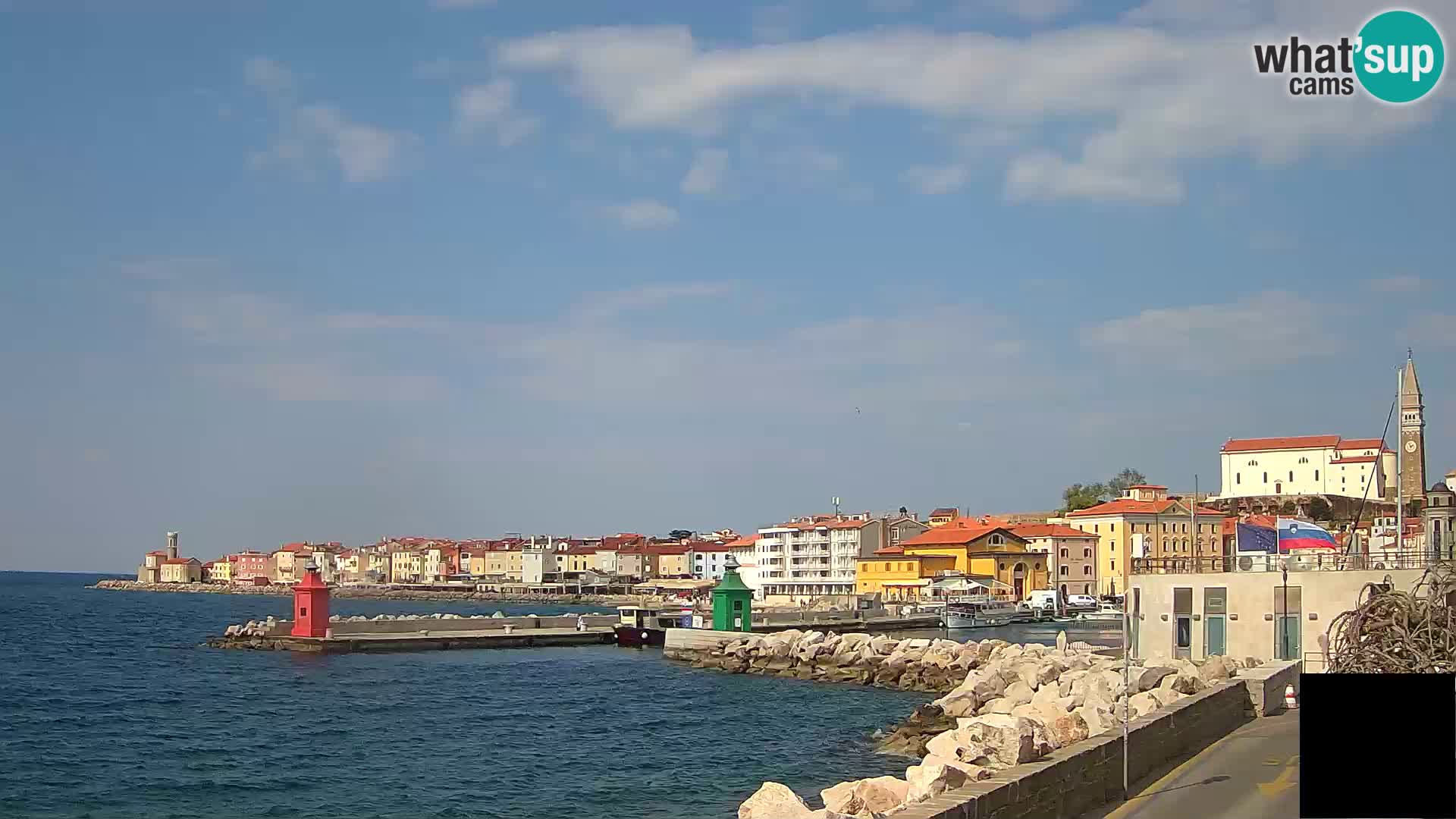 Piran – Pogled proti Punti in Mandraču