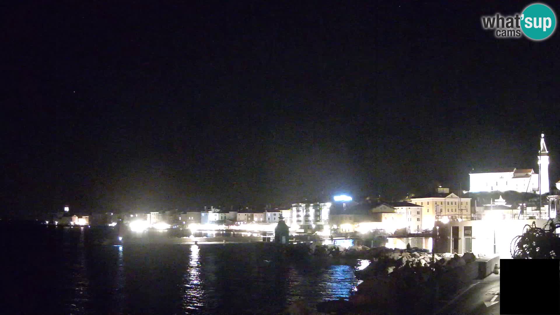 Pirano – vista verso la Punta e il “Mandrač”