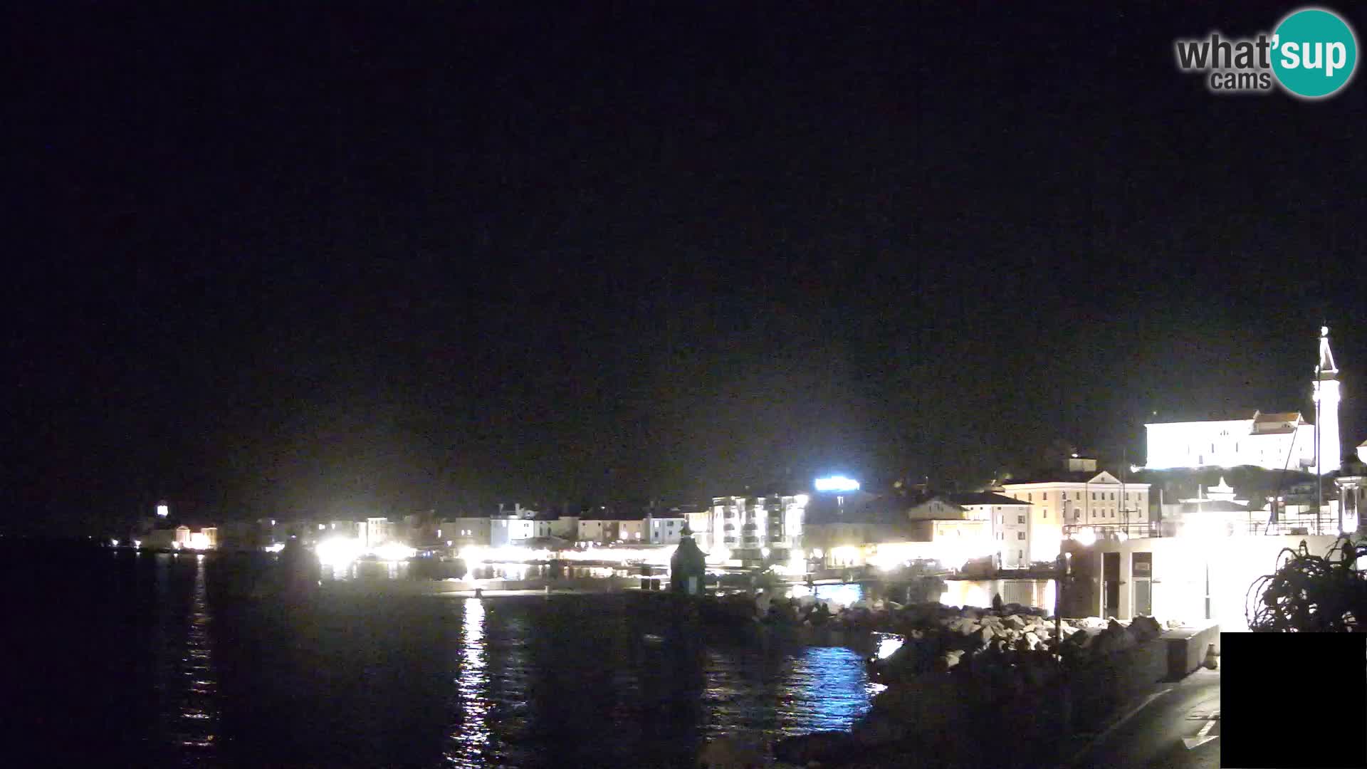 Pirano – vista verso la Punta e il “Mandrač”