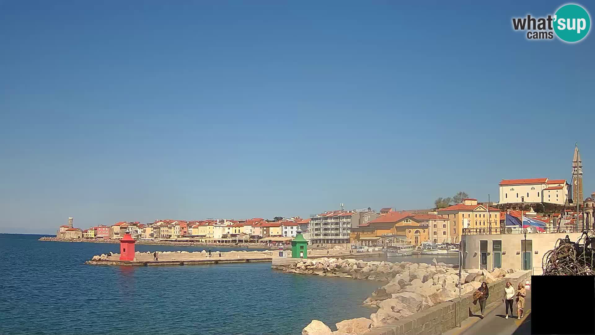 Piran – Pogled proti Punti in Mandraču